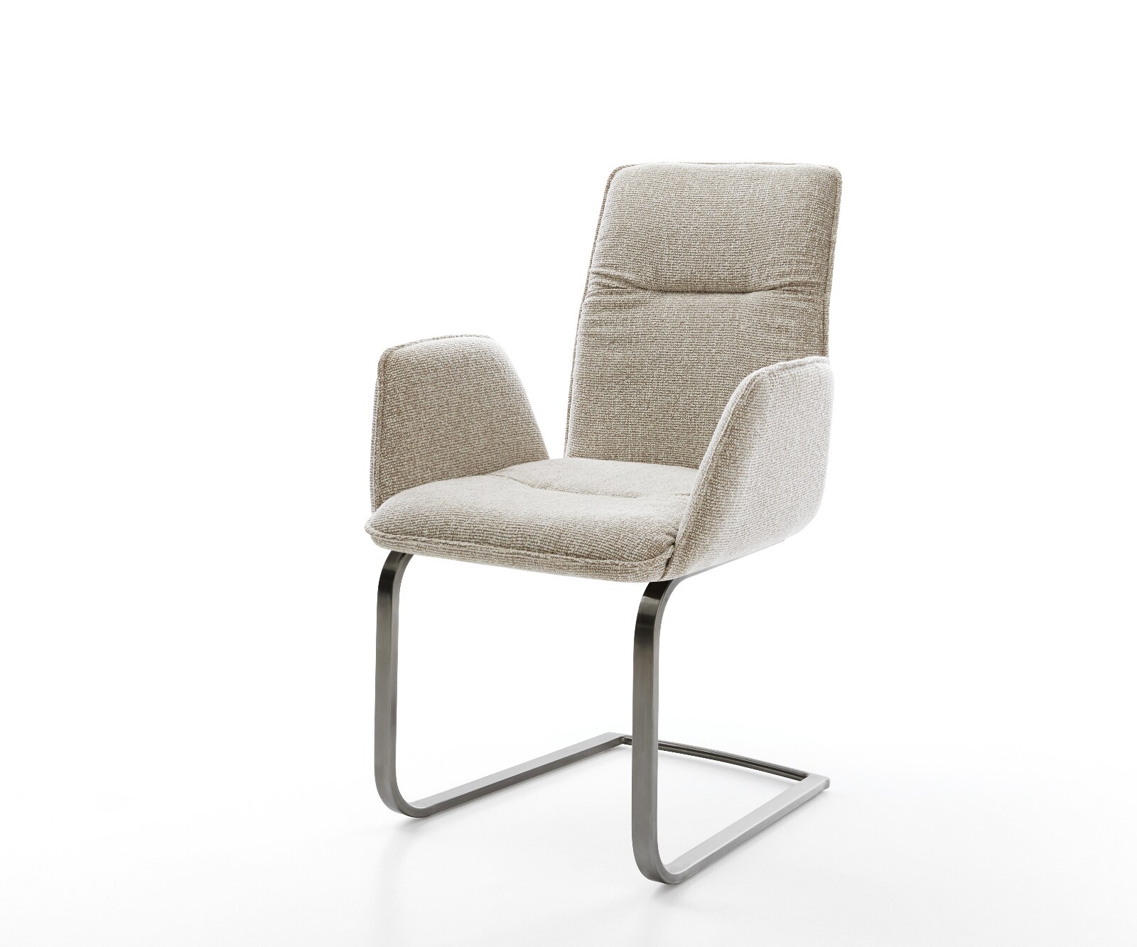 Sledemodel Vinja-Flex geweven stof beige sledemodel vlak grafiet 1