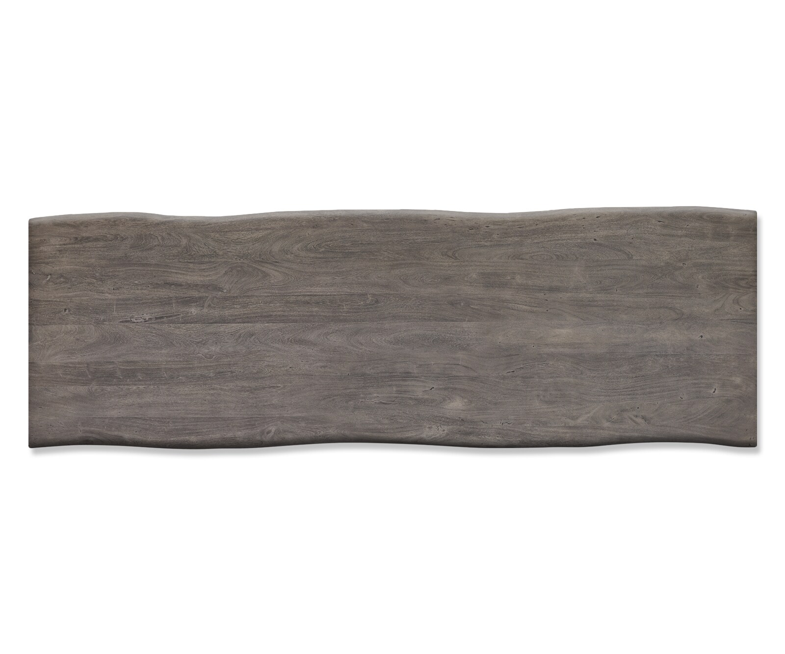 Eettafel Edge 300x100 XL acacia platina skidframe zwart Live-Edge 4