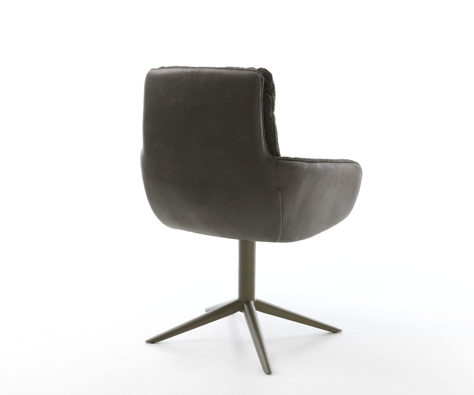 Draaistoel Abelia-Flex met armleuning materiaalmix zwart kruispoot afwerking met titanium 360° draaibaar rocker-functie 4 Draaistoel Abelia-Flex met armleuning materiaalmix zwart kruispoot afwerking met titanium 360° draaibaar rocker-functie 4