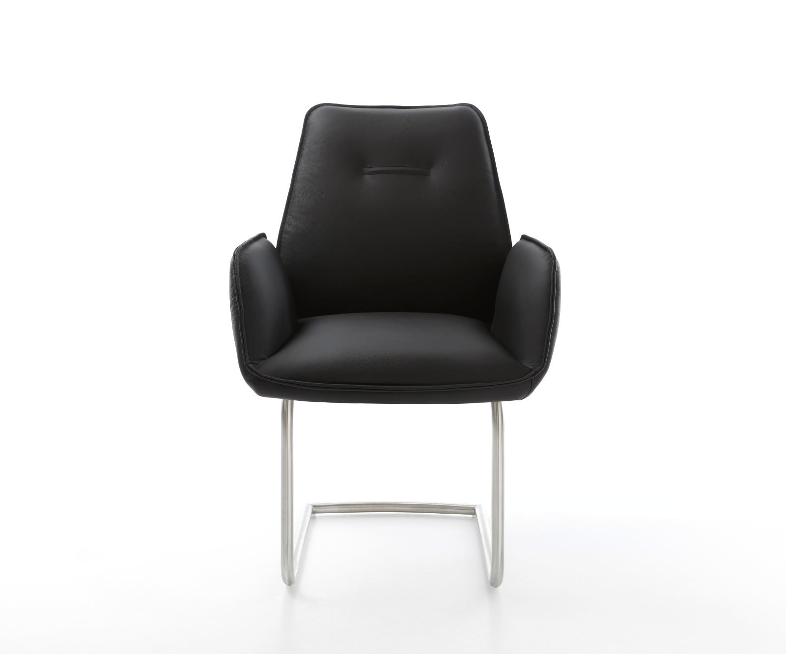 Sledemodel Zoa-Flex echt leer zwart sledemodel rond roestvrij staal pocketveer kern 1 Sledemodel Zoa-Flex echt leer zwart sledemodel rond roestvrij staal pocketveer kern 1