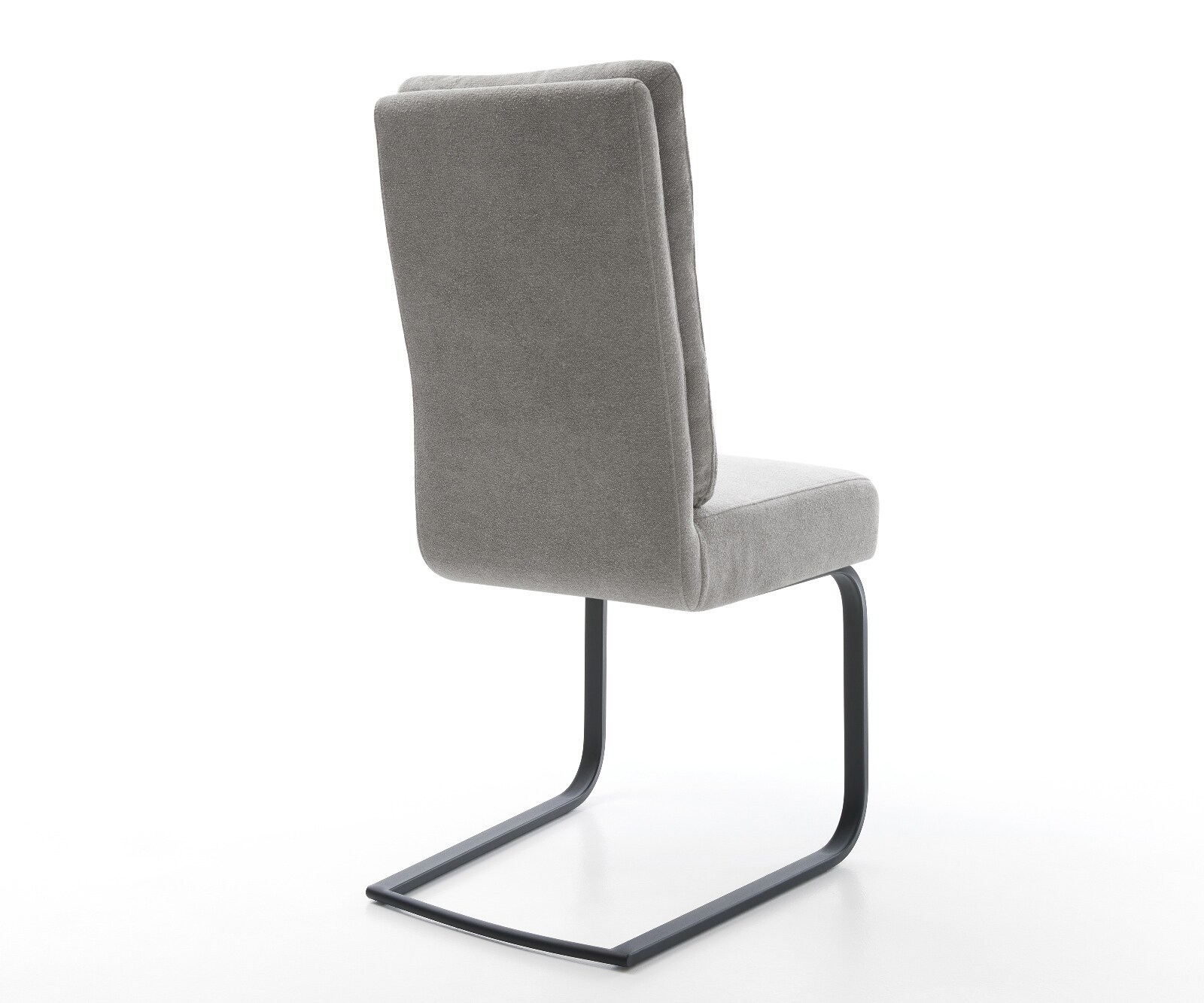 Sledemodel Pela-Flex zachte stof met structuur grijs sledemodel vlak zwart pocketveer kern 5