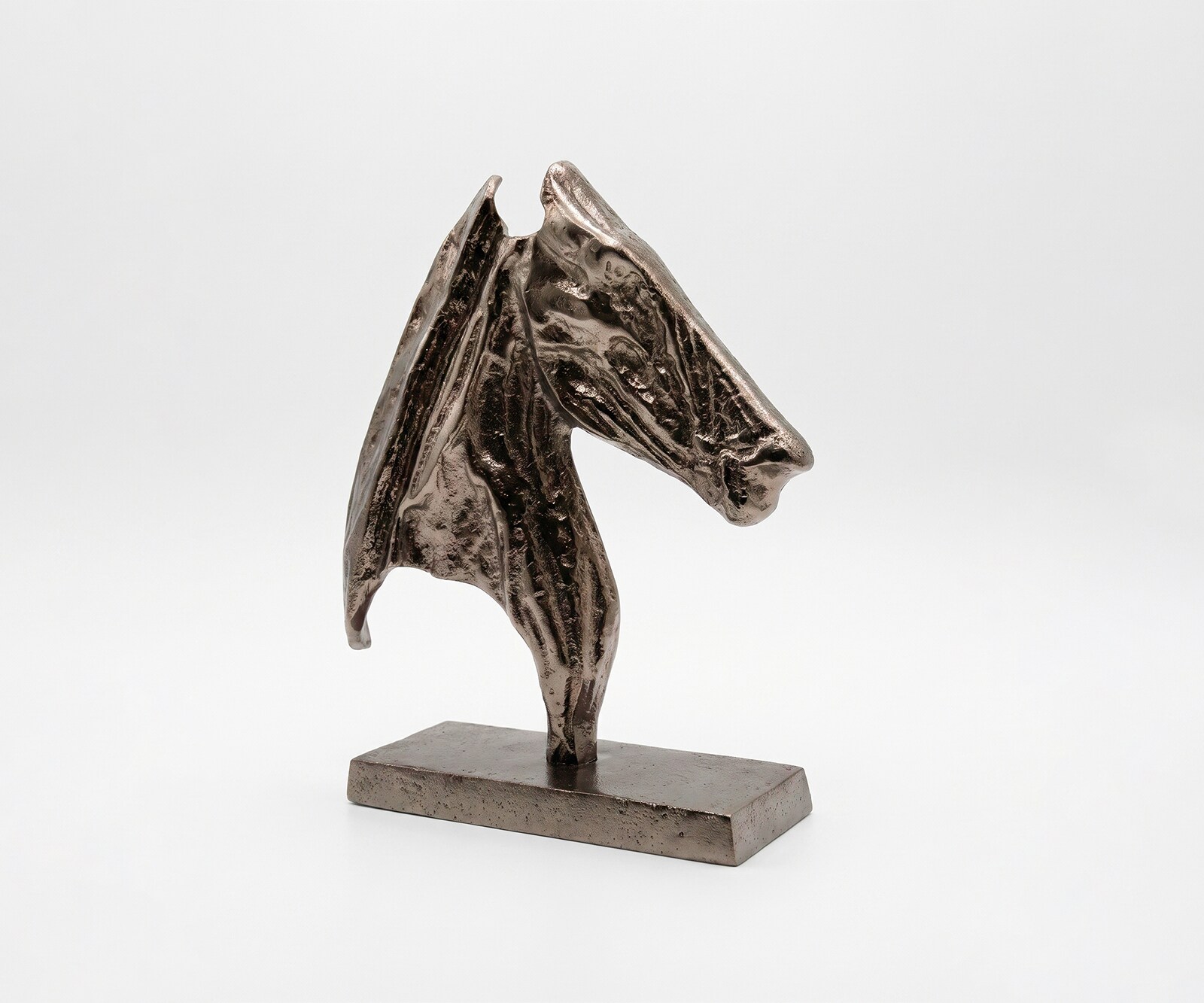 Beeldje Cavallo B31 x D11 x H37 cm Aluminium Mokka Bronze Handgemaakt