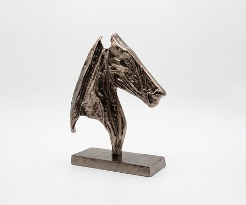 Beeldje Cavallo B31 x D11 x H37 cm Aluminium Mokka Bronze Handgemaakt