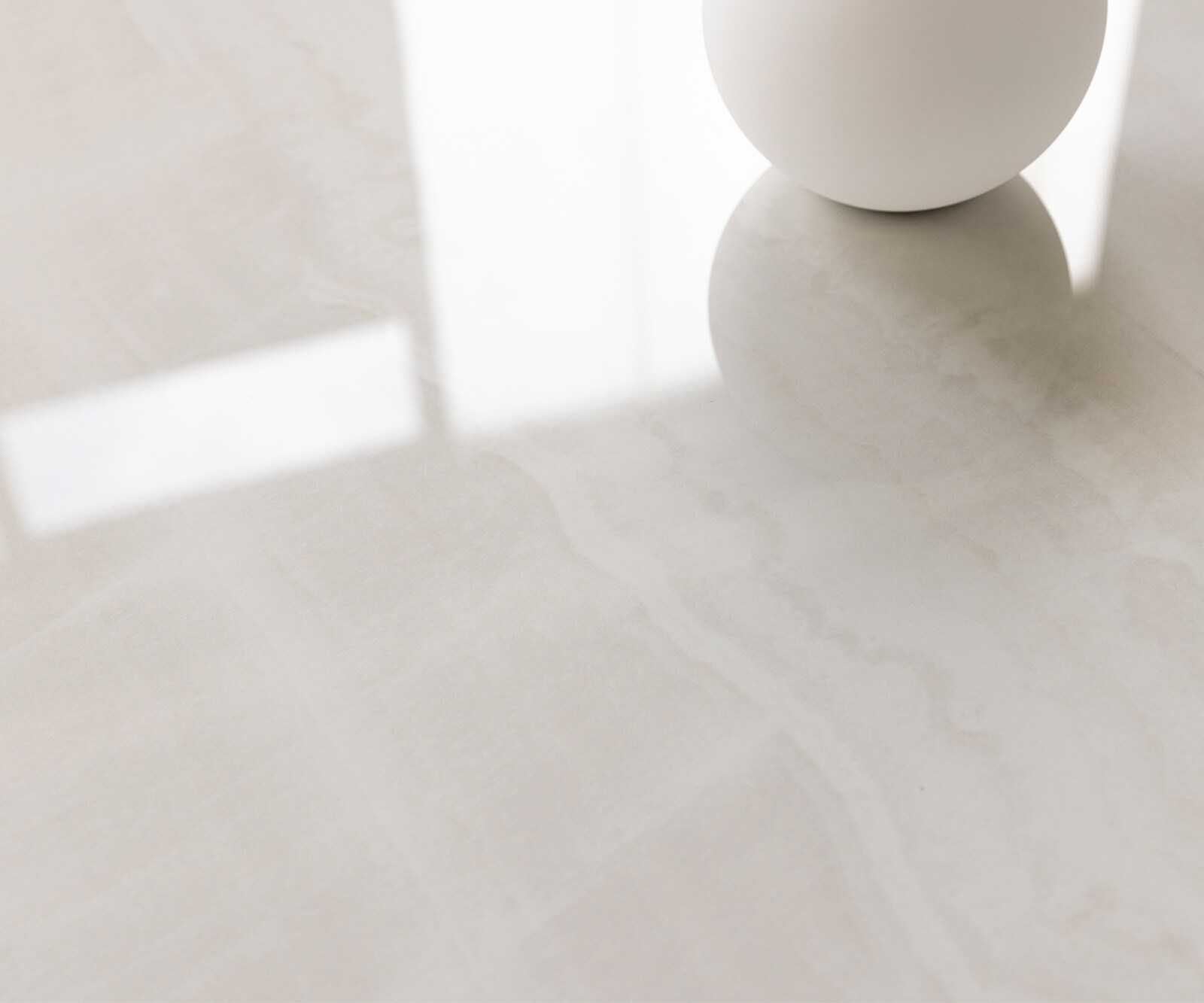 Eettafel Edge 300x100 cm keramiek Onyx Champagne Spider metaal wit 4
