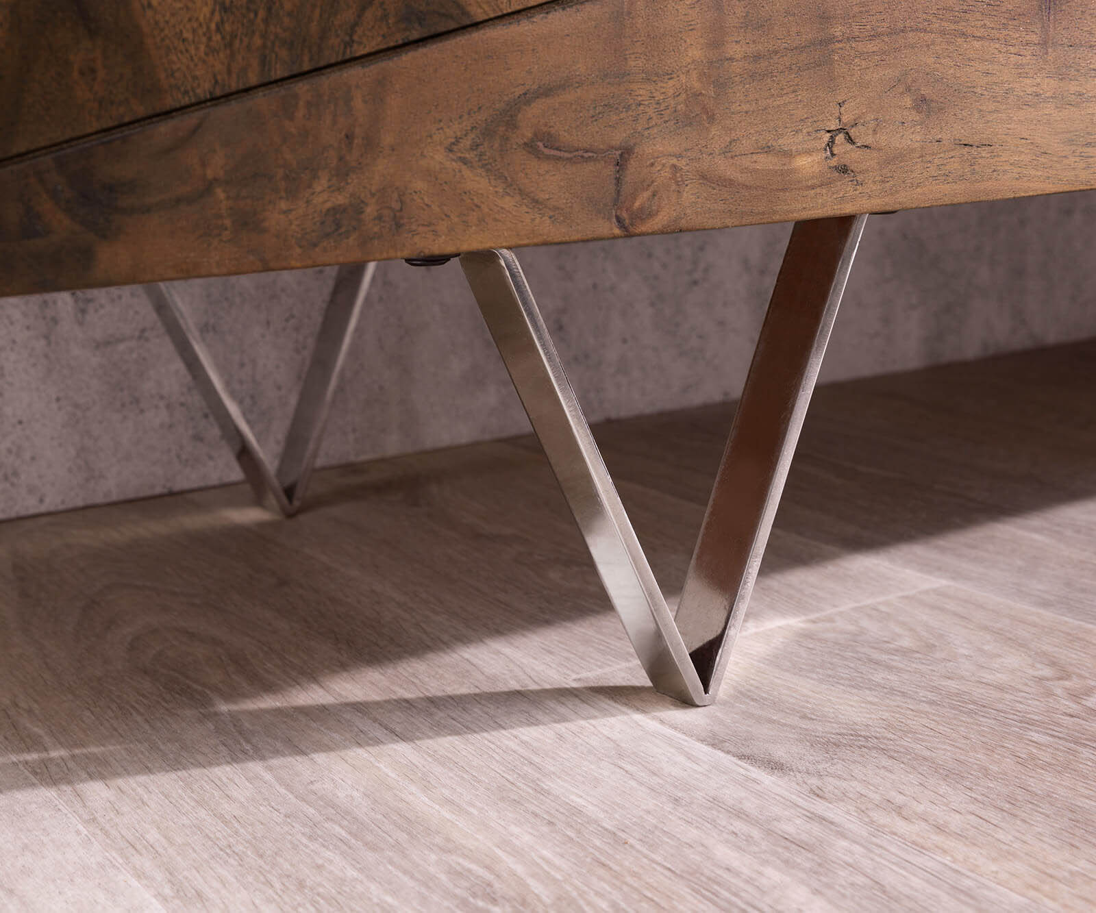 Designer-tv-meubel Wyatt 175 cm acacia bruin 3 laden 4