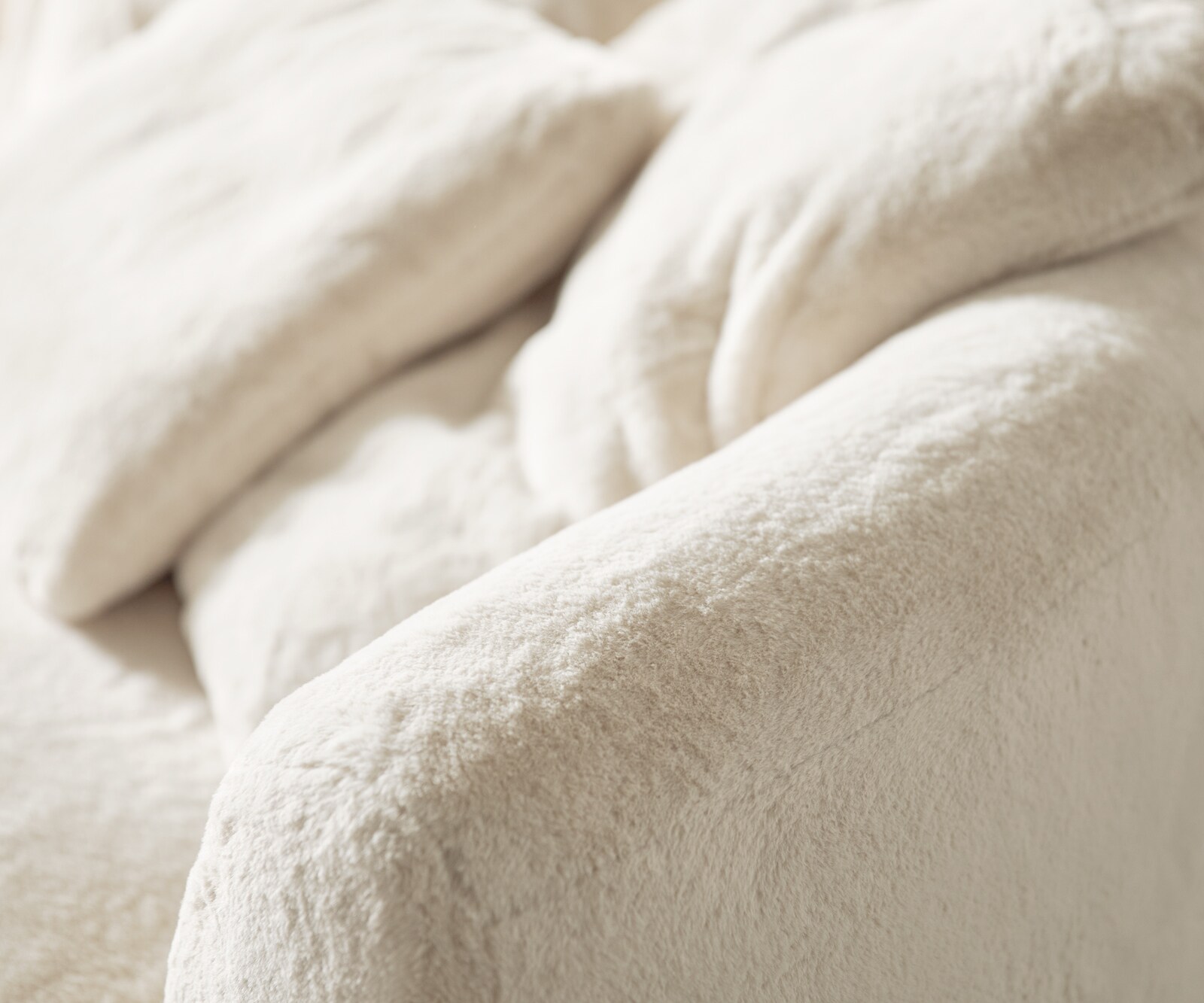 Big-Sofa Edina 330x170 cm Pluche crème-wit 6