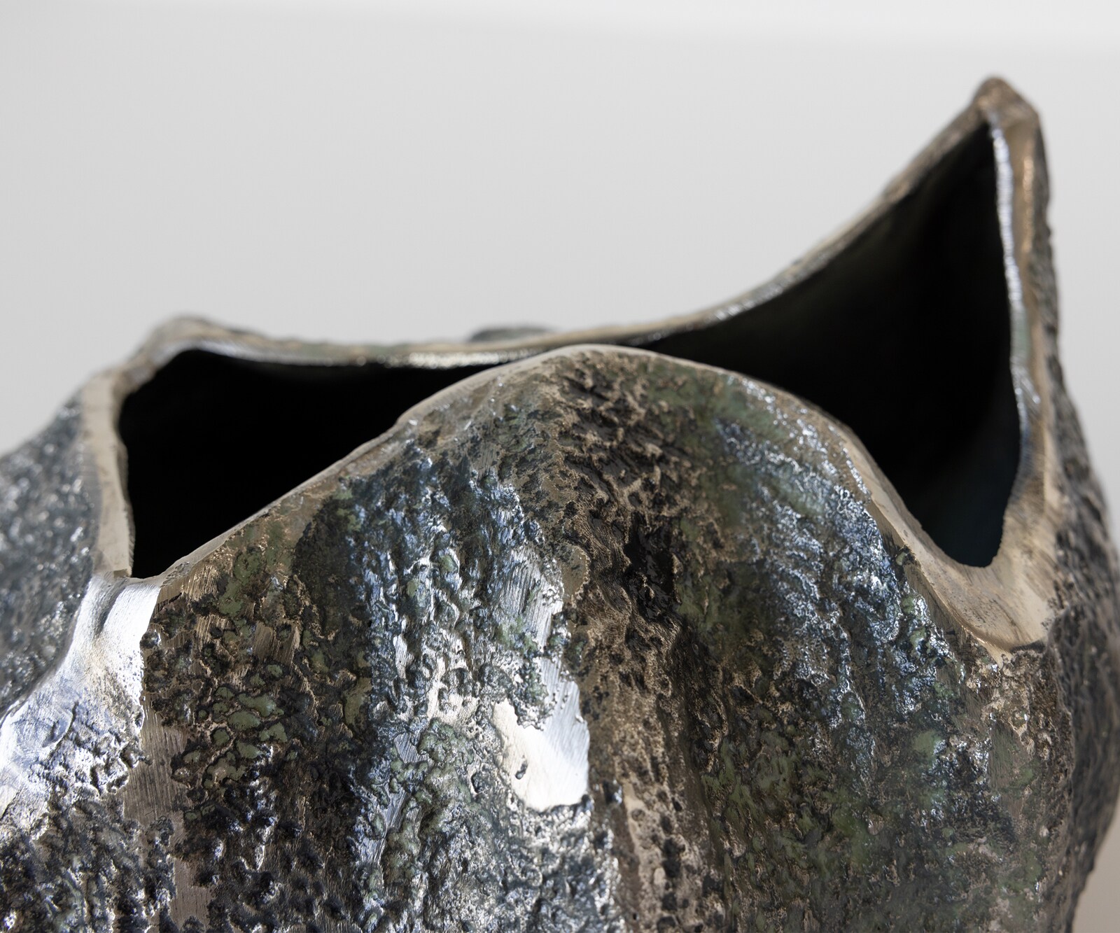 Vaas Cratera B29 x D24 x H19 cm Aluminium Verde Antico Handgemaakt 5