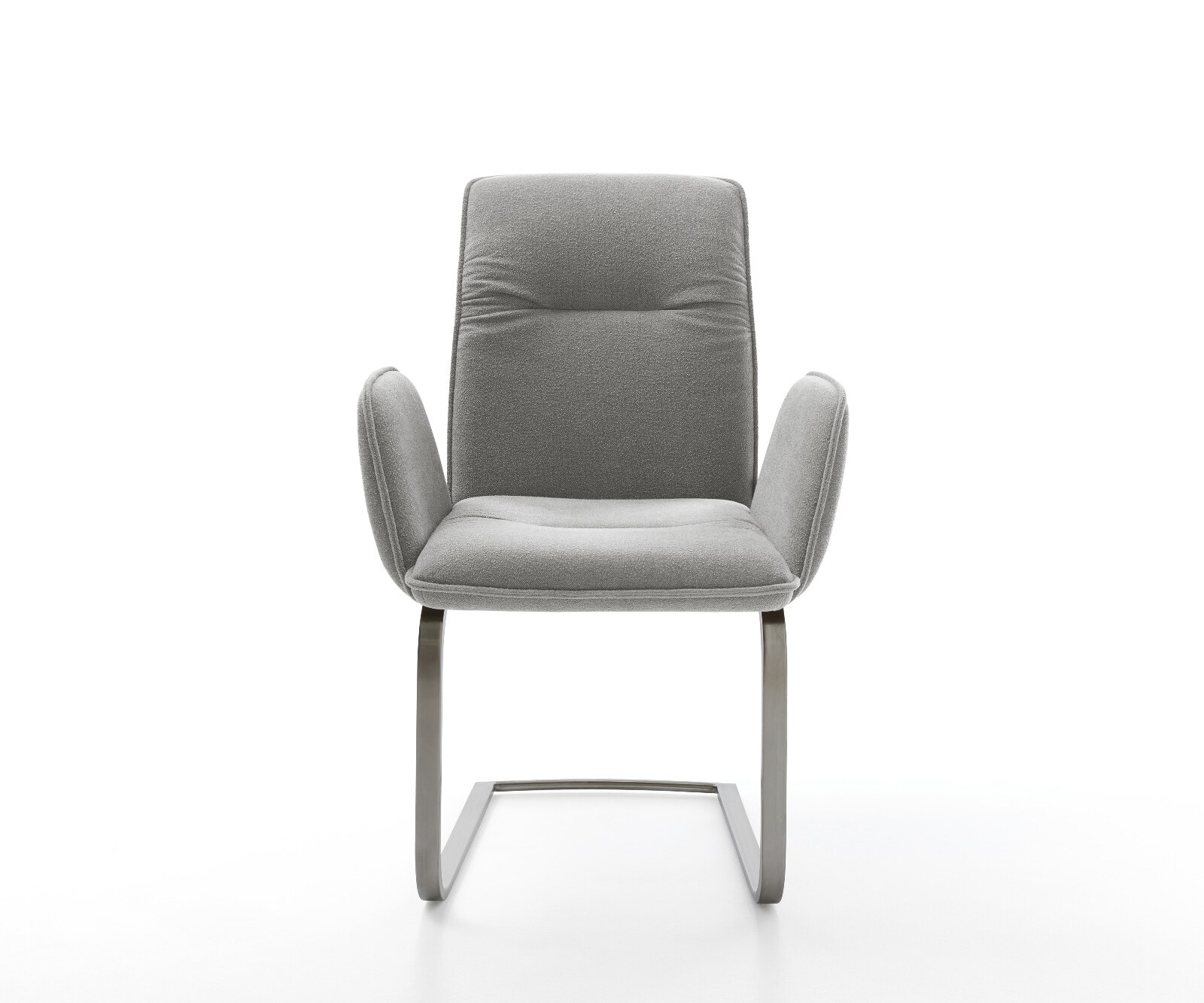 Sledemodel Vinja-Flex zachte stof met structuur grijs sledemodel vlak grafiet 1