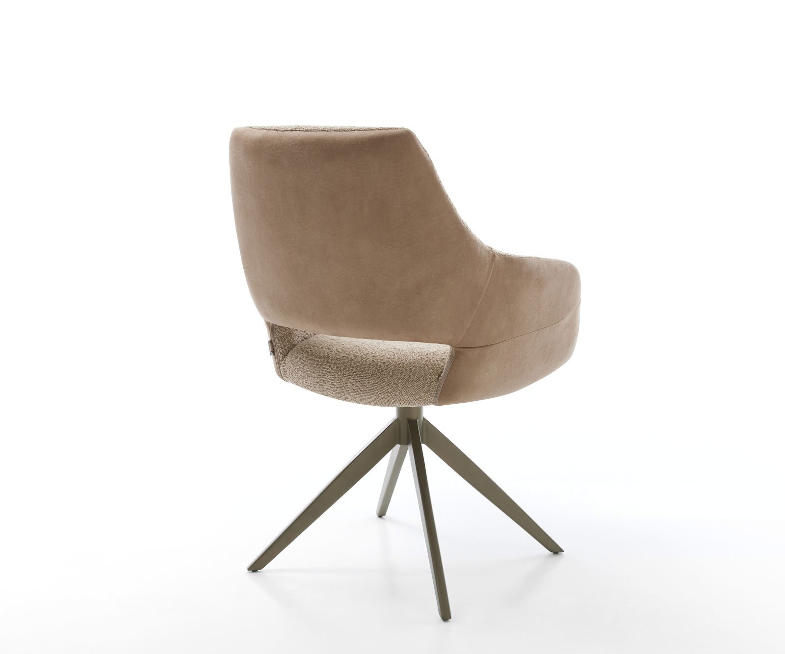 Draaistoel Yago-Flex met armleuning materiaalmix mud kruisframe breed afwerking met titanium 360° draaibaar rocker-functie pocketveer kern 4 Draaistoel Yago-Flex met armleuning materiaalmix mud kruisframe breed afwerking met titanium 360° draaibaar rocker-functie pocketveer kern 4