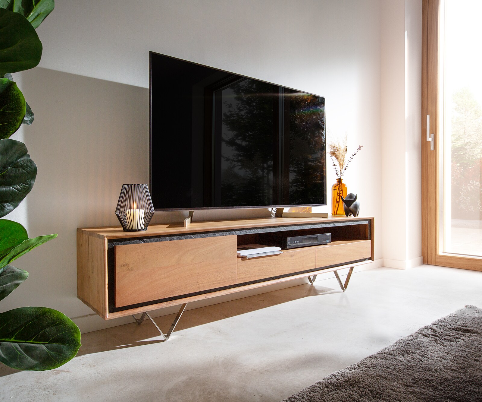 Tv-meubel Stonegrace steenfineer 1