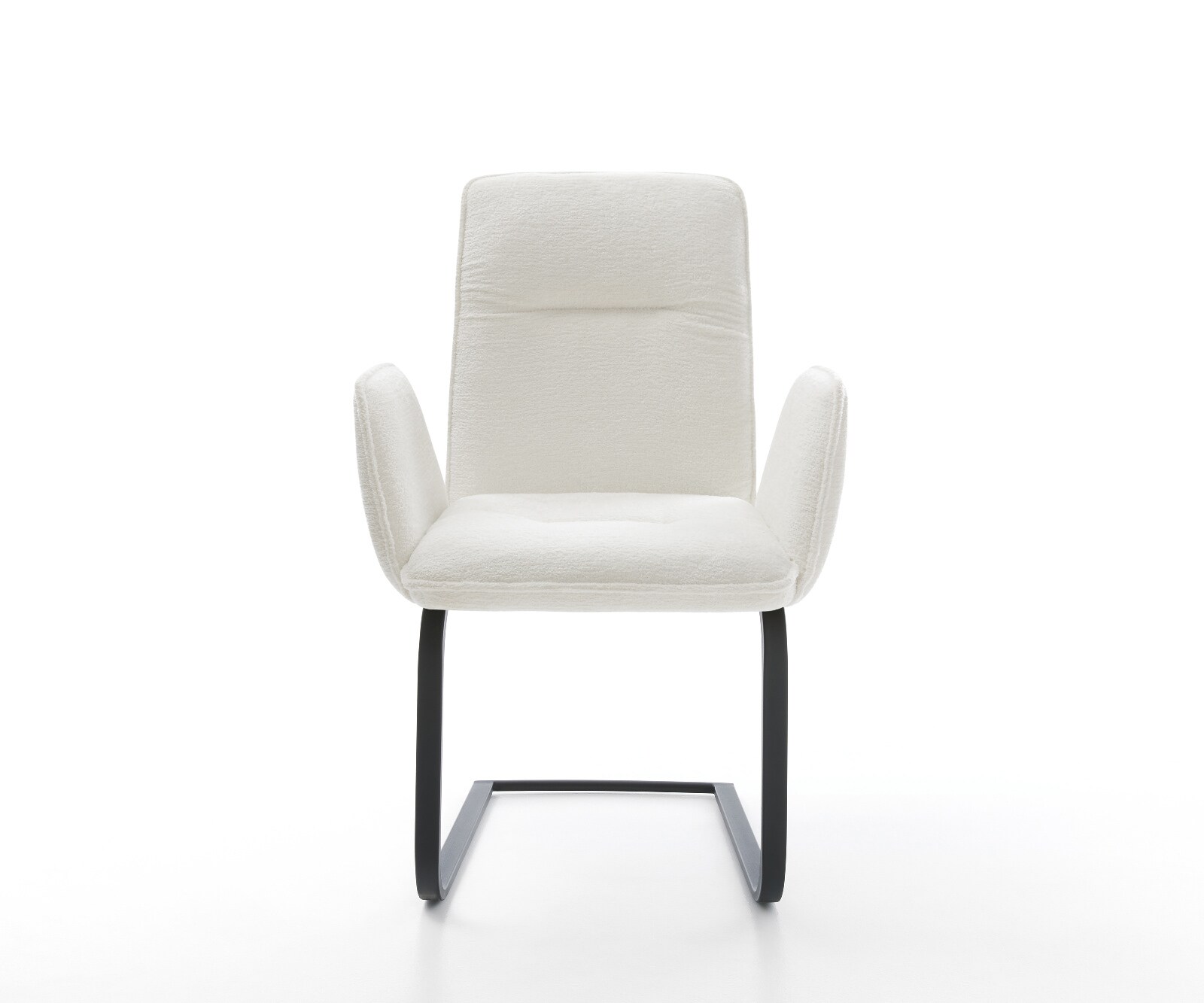 Sledemodel Vinja-Flex bouclé zacht beige sledemodel vlak zwart 2