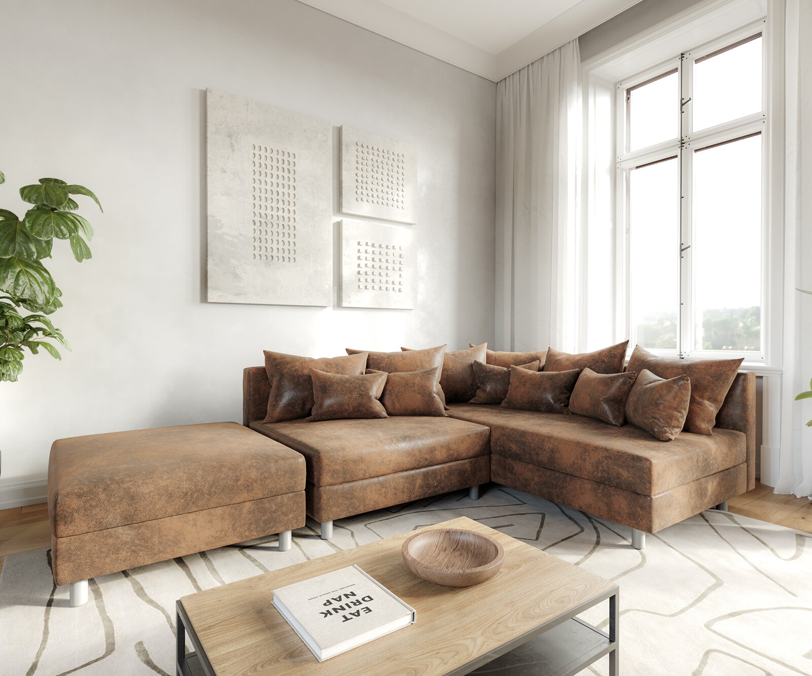  Hoekbank Clovis modulaire hoekbank design bank