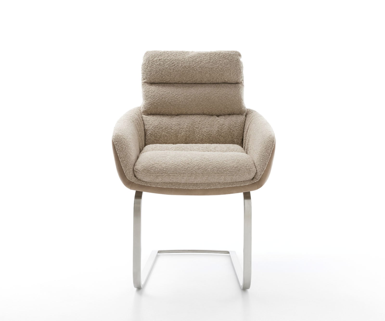 Sledemodel Abelia-Flex met armleuning materiaalmix mud sledemodel vlak roestvrij staal 1 Sledemodel Abelia-Flex met armleuning materiaalmix mud sledemodel vlak roestvrij staal 1