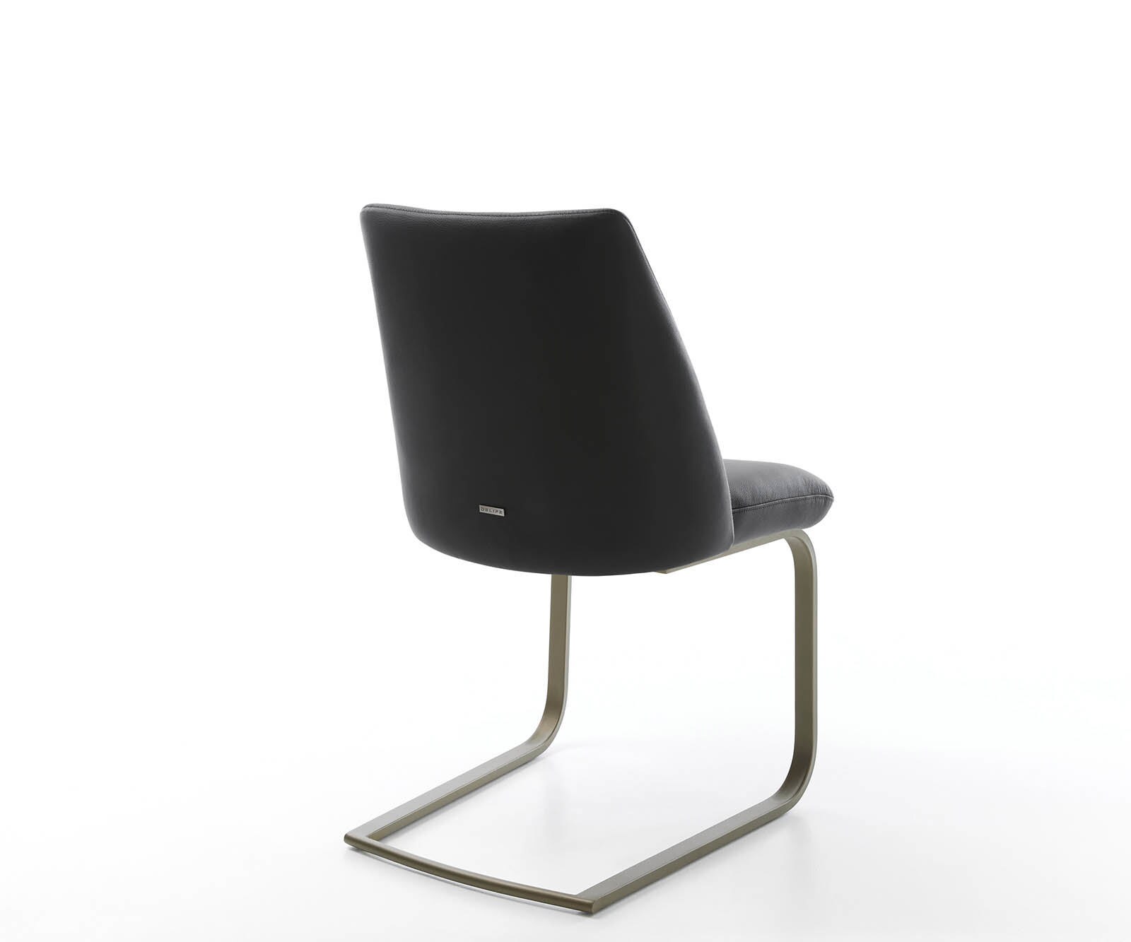 Sledemodel Elso-Flex echt leer zwart sledemodel vlak afwerking met titanium pocketveer kern 4