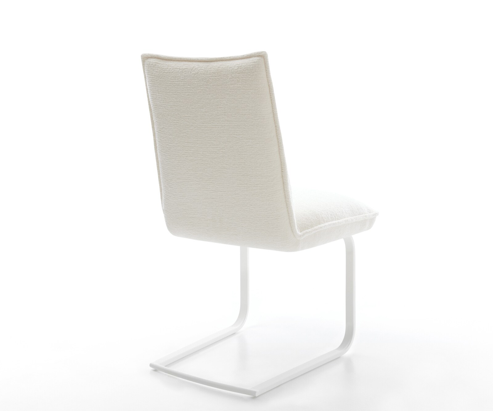 Sledemodel Lelio-Flex bouclé zacht beige sledemodel vlak wit pocketveer kern 4