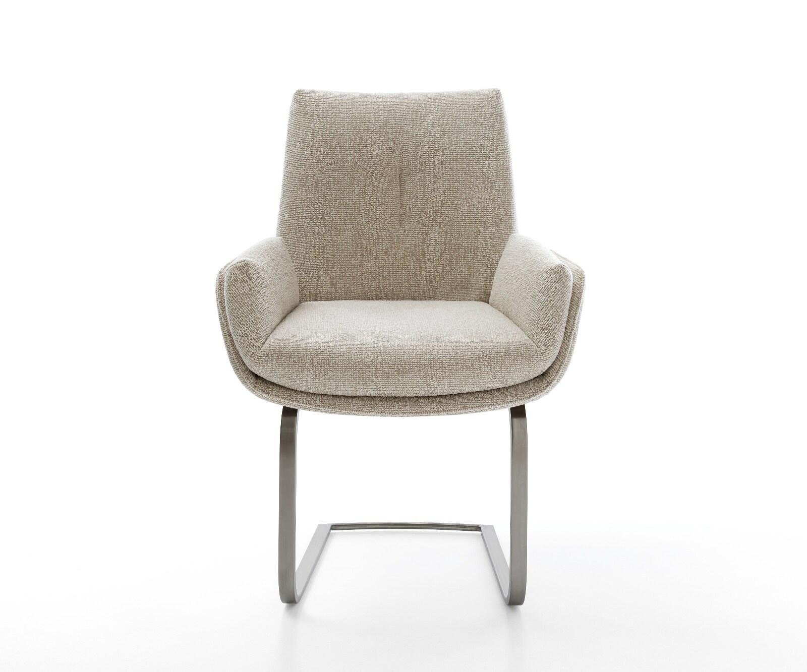 Sledemodel Clea-Flex geweven stof beige sledemodel vlak grafiet pocketveer kern 2