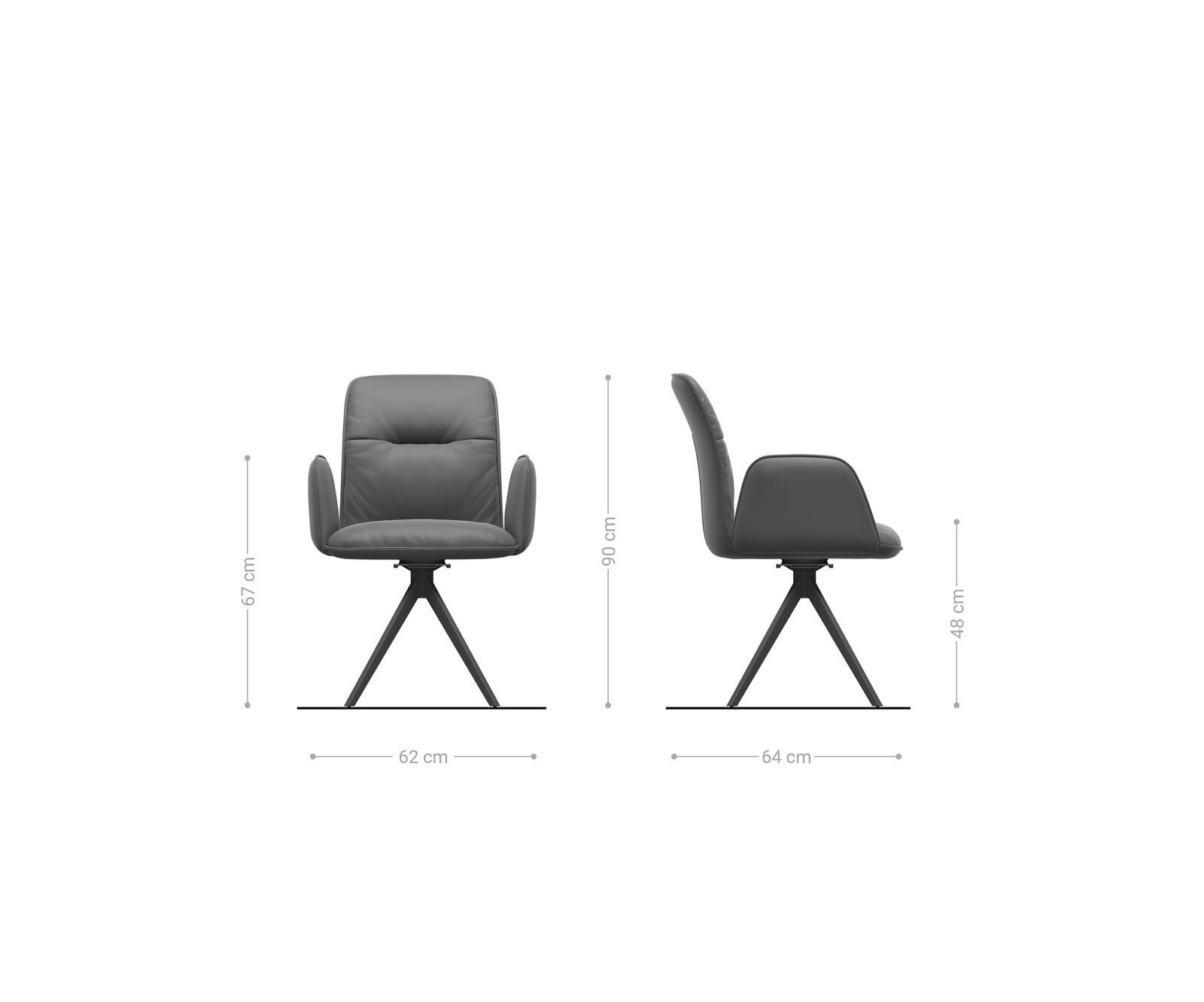 Eetkamerstoel Vinja-Flex microvelours beige vintage kruisframe hoekig zwart 5 Eetkamerstoel Vinja-Flex microvelours beige vintage kruisframe hoekig zwart 5