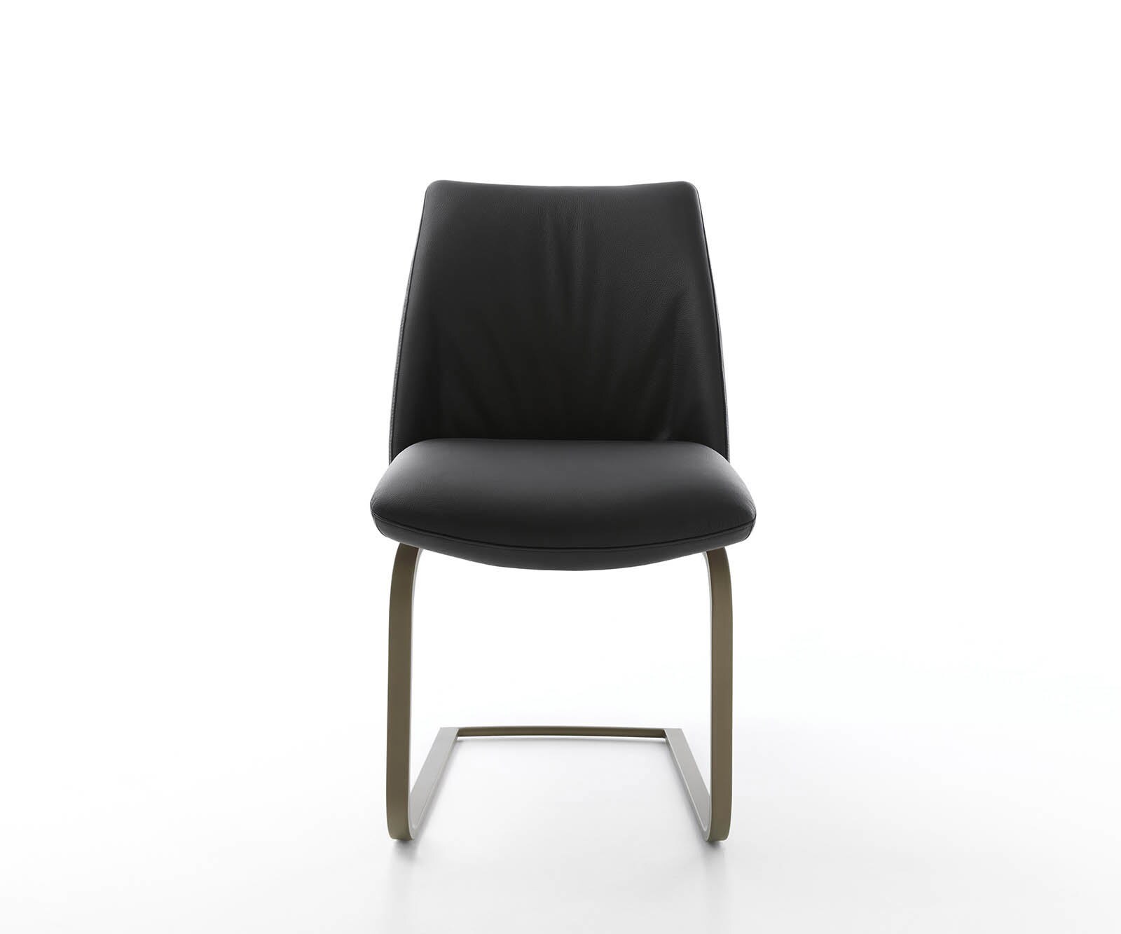 Sledemodel Elso-Flex echt leer zwart sledemodel vlak afwerking met titanium pocketveer kern 1