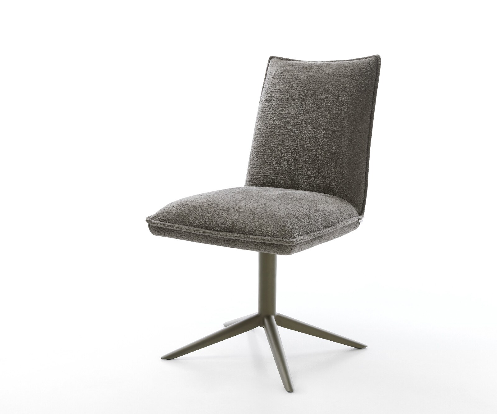 Draaistoel Lelio-Flex bouclé zacht mud kruispoot afwerking met titanium 360° draaibaar rocker-functie pocketveer kern 1