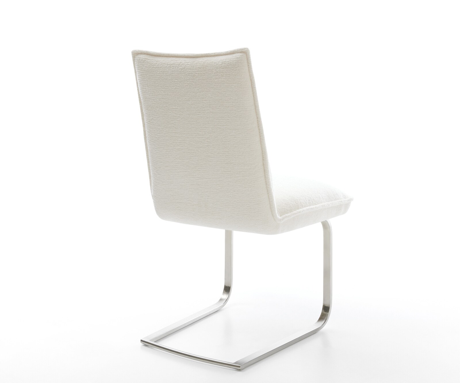 Sledemodel Lelio-Flex bouclé zacht beige sledemodel vlak roestvrij staal pocketveer kern 5