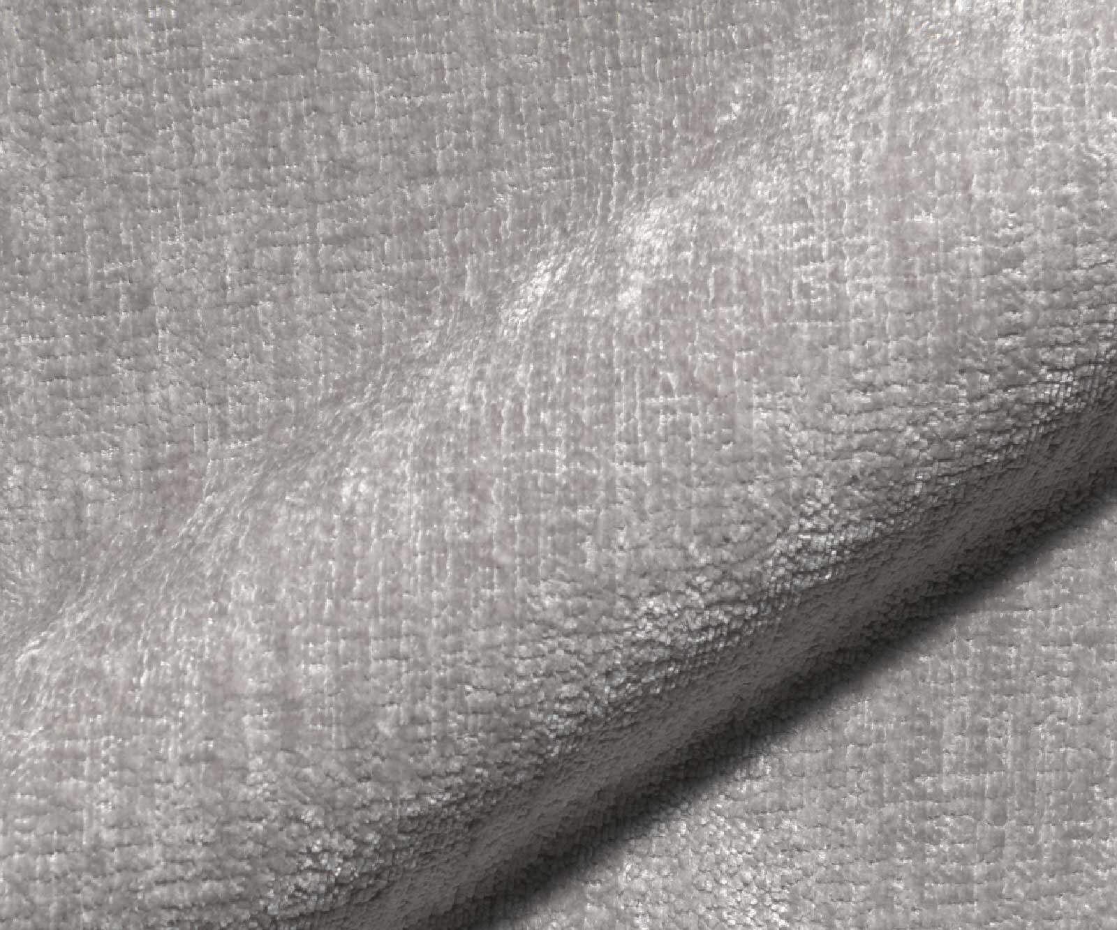 Draaistoel Clea-Flex chenille zilver grijs kruispoot roestvrij staal 360° draaibaar rocker-functie 3