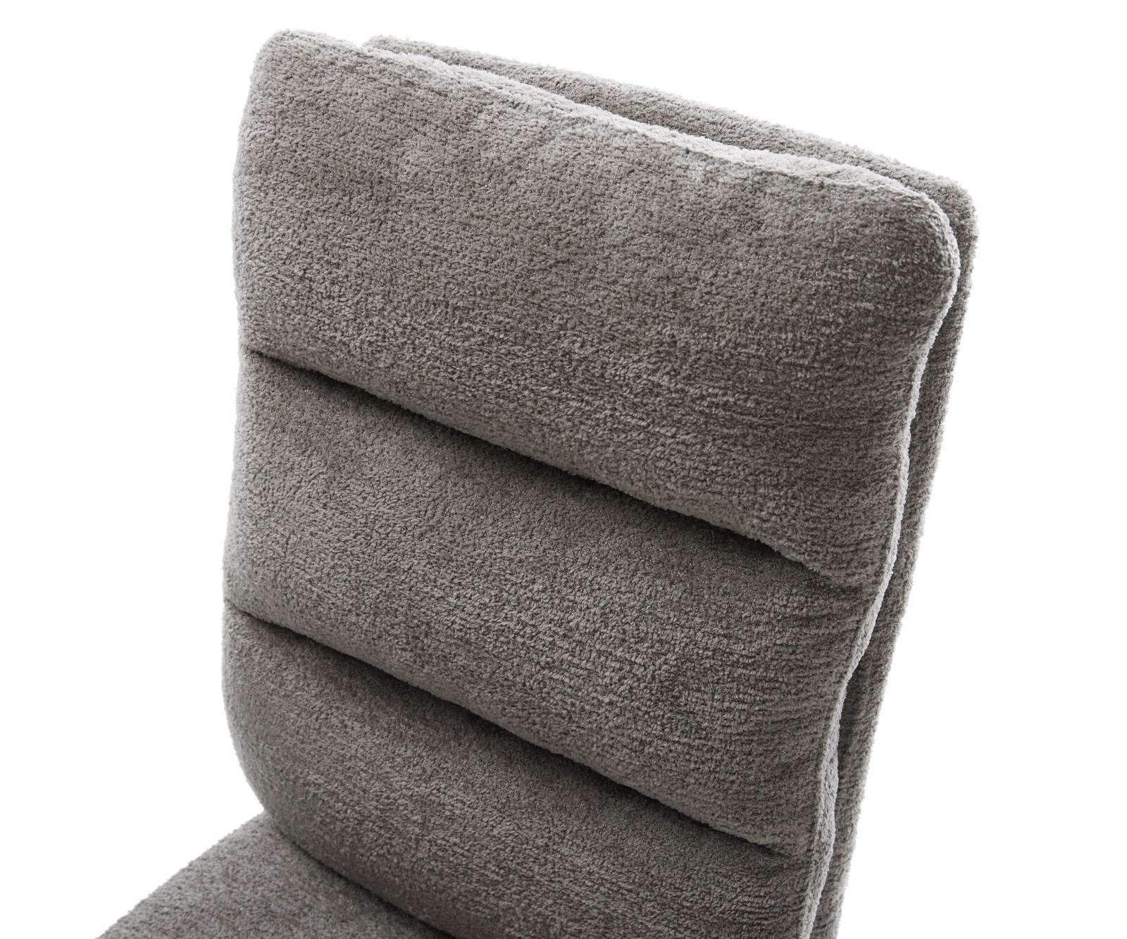 Draaistoel Pela-Flex bouclé zacht mud houten frame hoekig natuur 180° draaibaar pocketveer kern 4