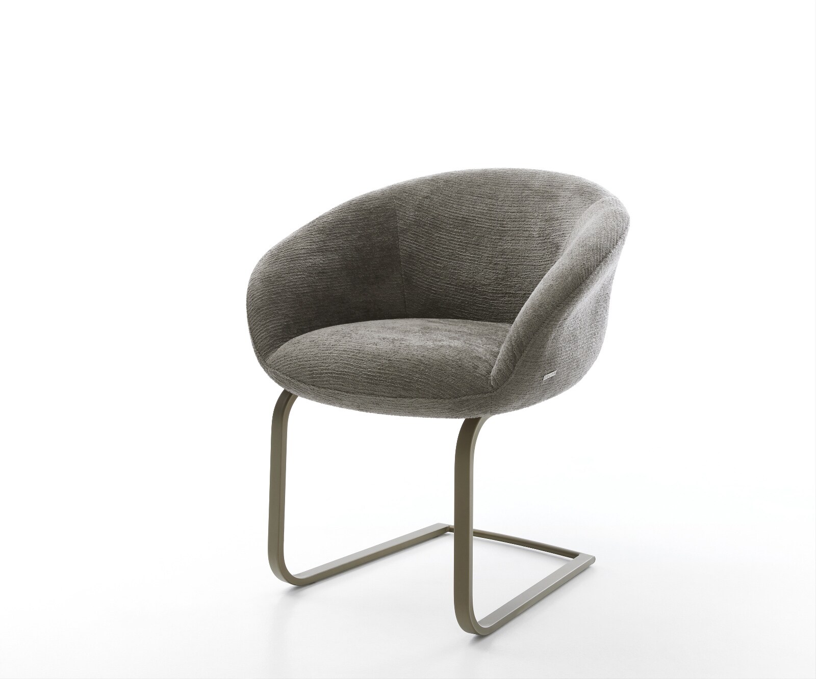 Sledemodel Vinka-Flex met armleuning bouclé zacht mud sledemodel vlak afwerking met titanium pocketveer kern 1