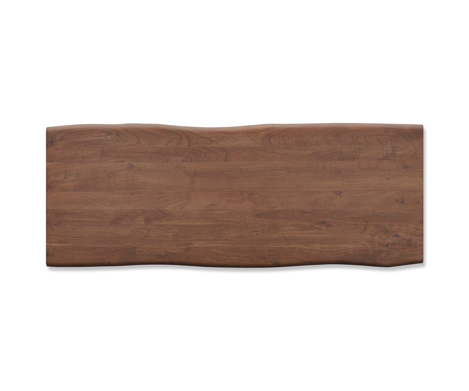 Eettafel Edge 260x100 XL acacia bruin metaal schuin Live-Edge 3