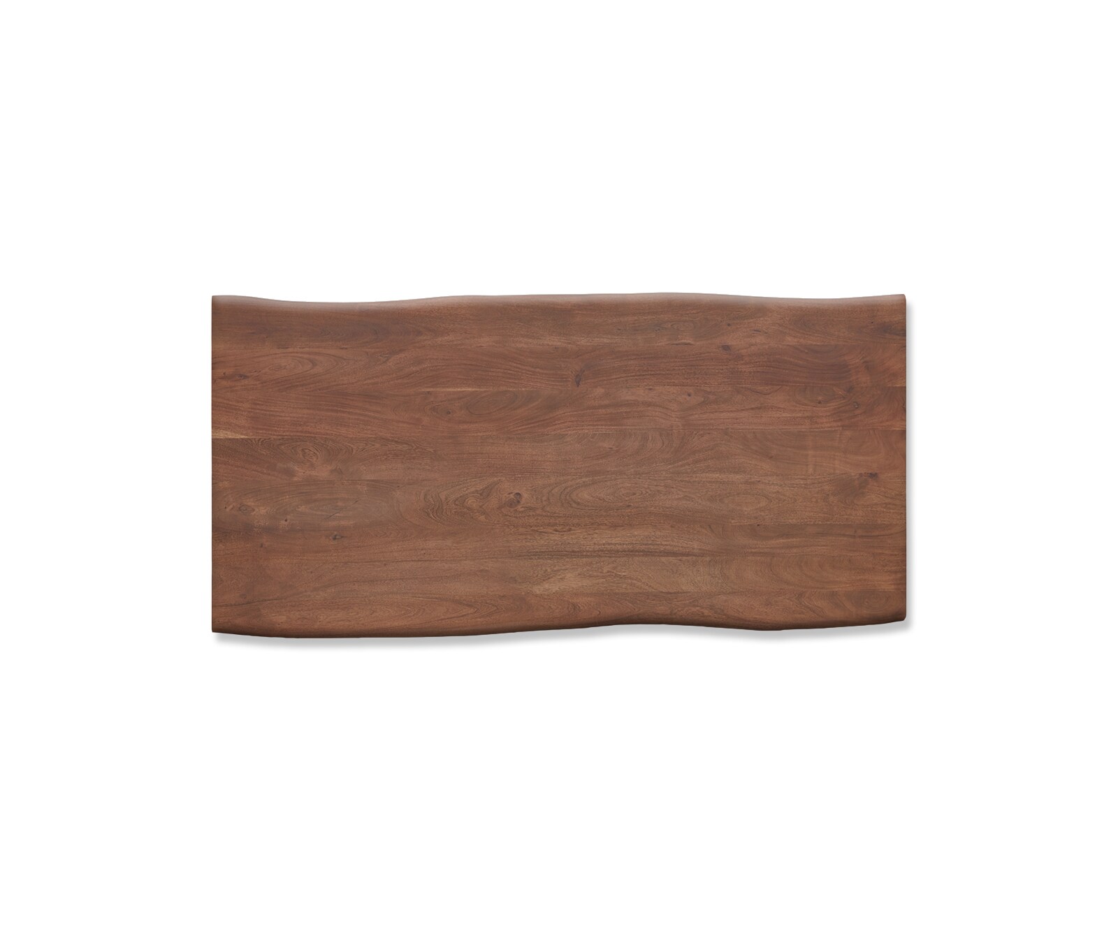 Eettafel Edge 200x100 XL acacia bruin metaal zwart Live-Edge 3