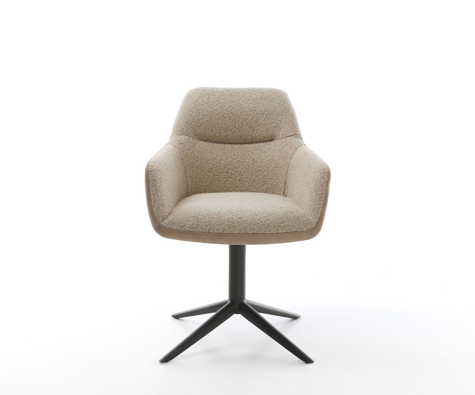 Draaistoel Pejo-Flex materiaalmix mud kruispoot zwart 360° draaibaar rocker-functie pocketveer kern 1