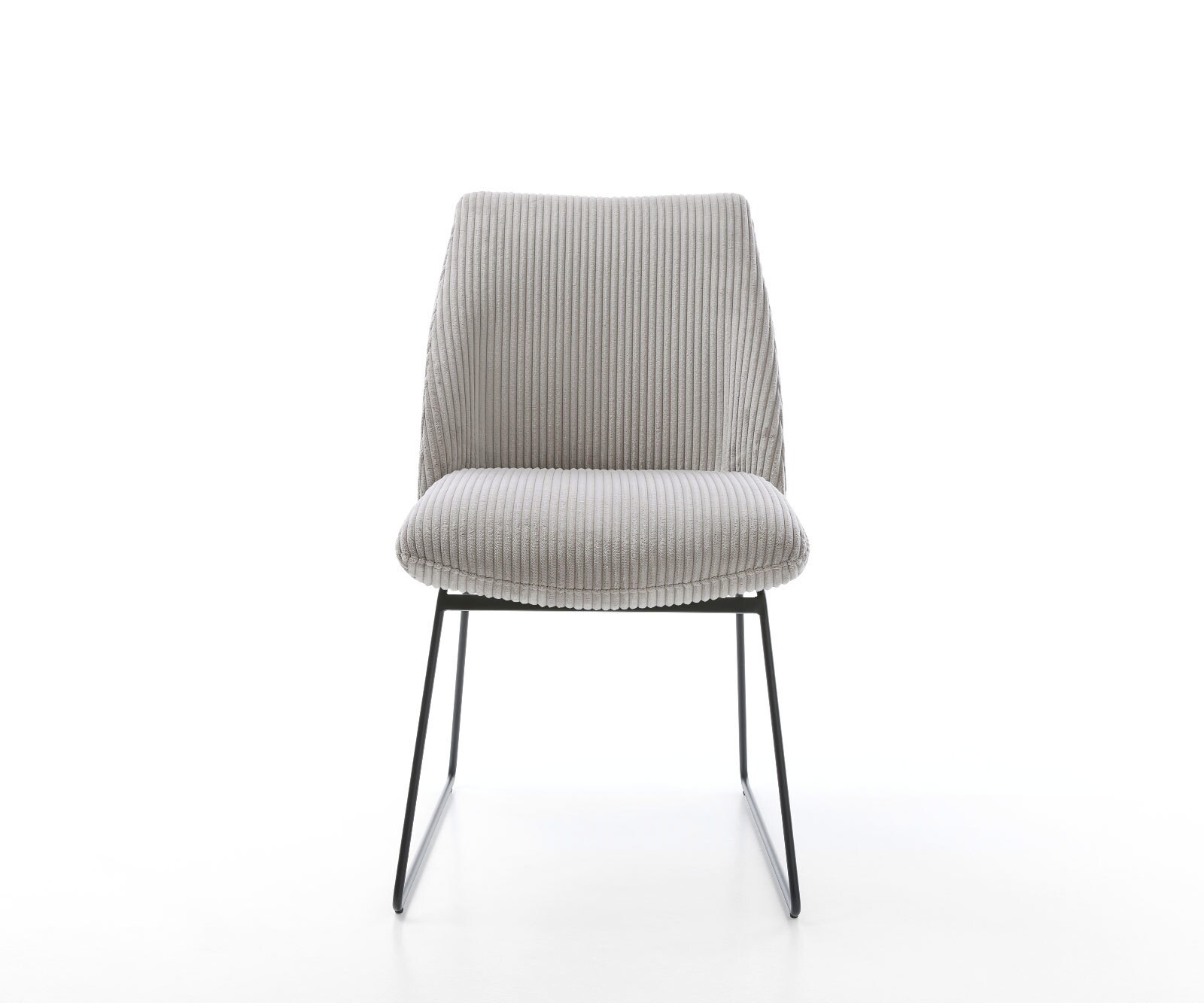 Eetkamerstoel Elso-Flex koord zilver grijs slipframe zwart pocketveer kern 2