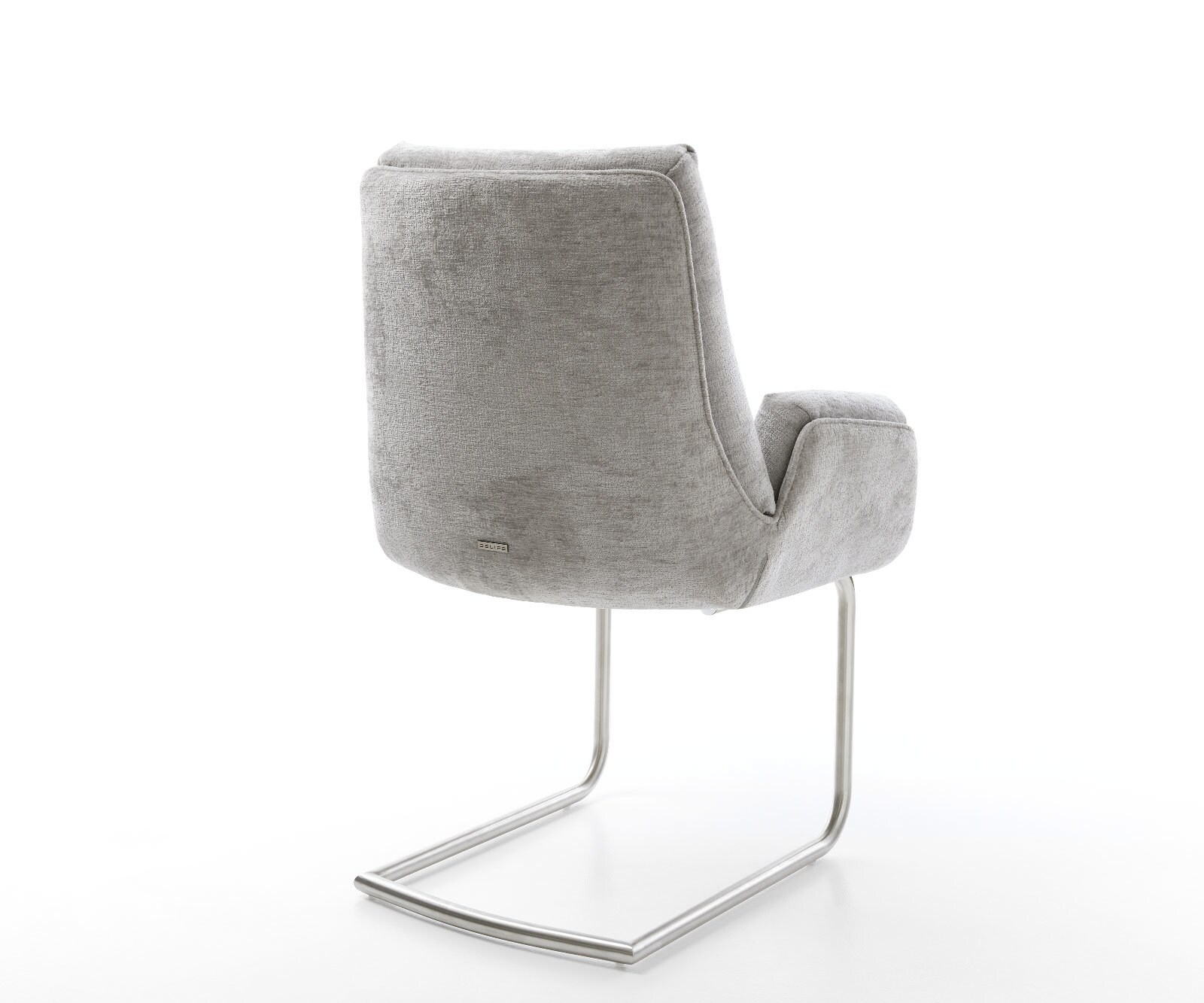 Sledemodel Clea-Flex chenille zilver grijs sledemodel rond roestvrij staal 4 Sledemodel Clea-Flex chenille zilver grijs sledemodel rond roestvrij staal 4