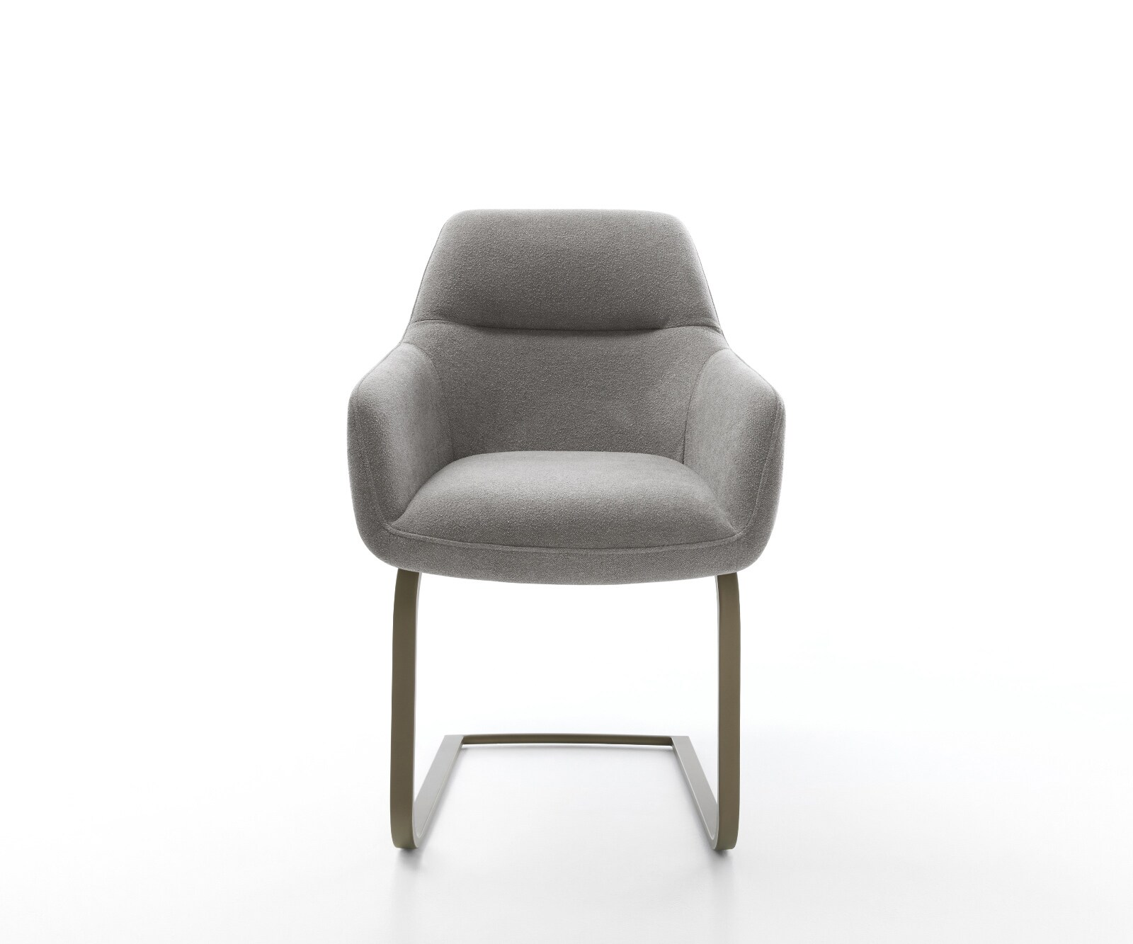 Sledemodel Pejo-Flex zachte stof met structuur grijs sledemodel vlak afwerking met titanium pocketveer kern 2