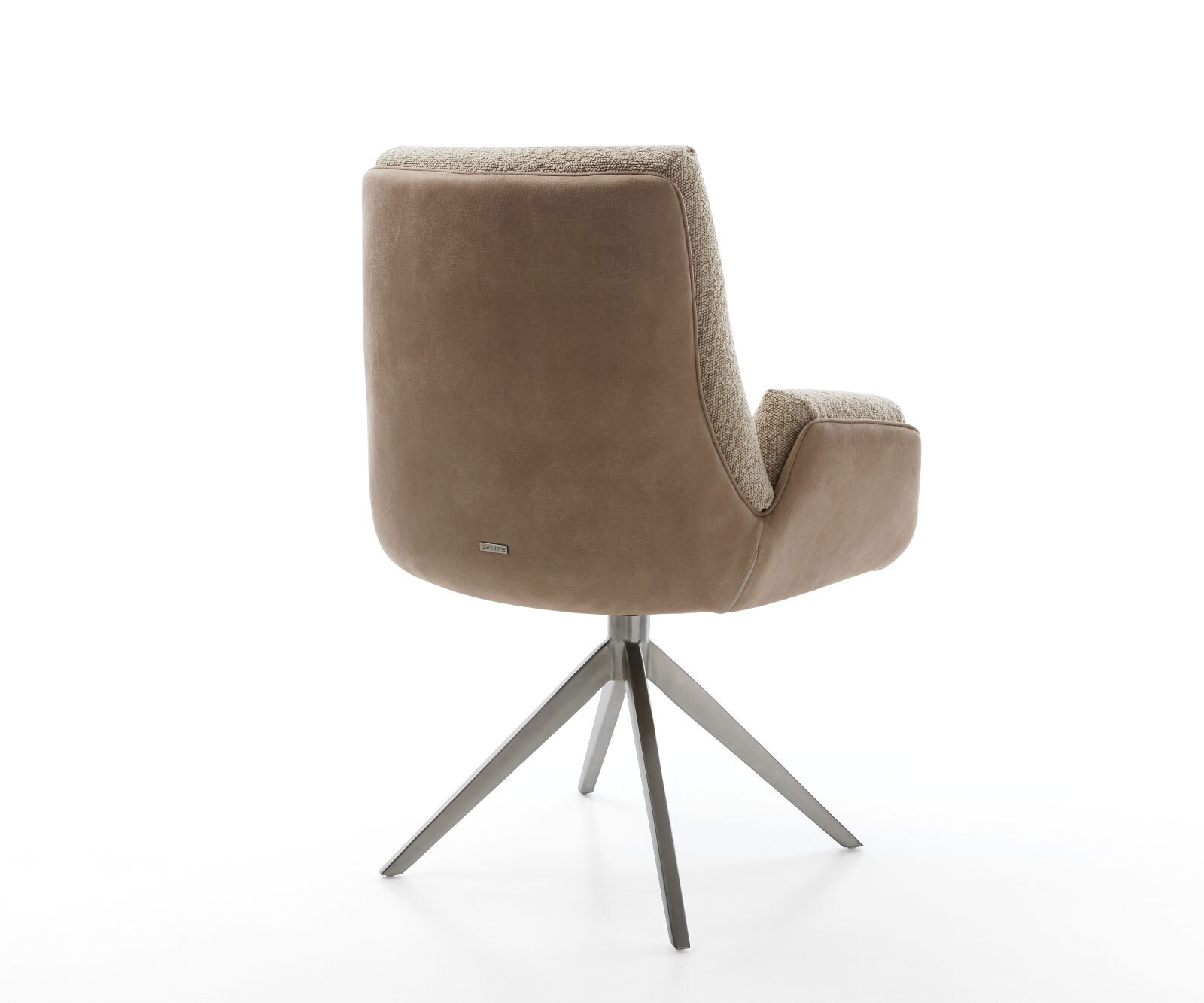 Draaistoel Clea-Flex materiaalmix mud kruisframe breed grafiet 360° draaibaar rocker-functie 5