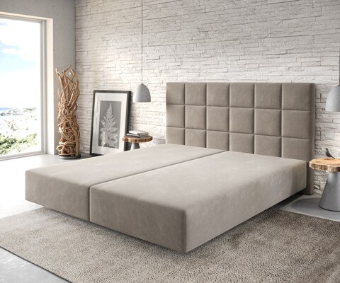 Boxspring-frame Dream-Fine 180x200 microvezel beige
