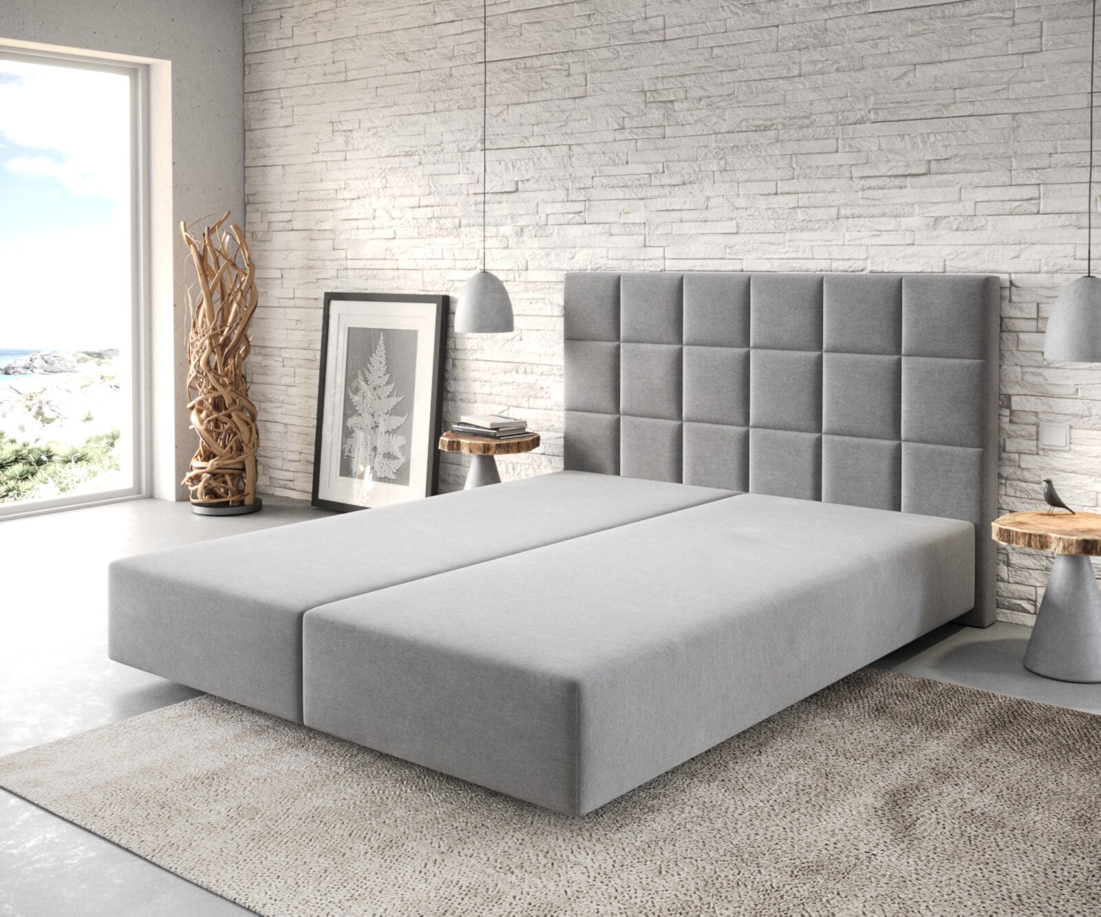 Boxspringframe Dream-Fine zonder matras en topper Bedframe 3