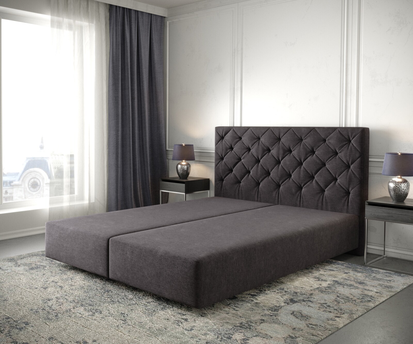 Dream-Great boxspring frame zonder matras en topper Bedframe 3