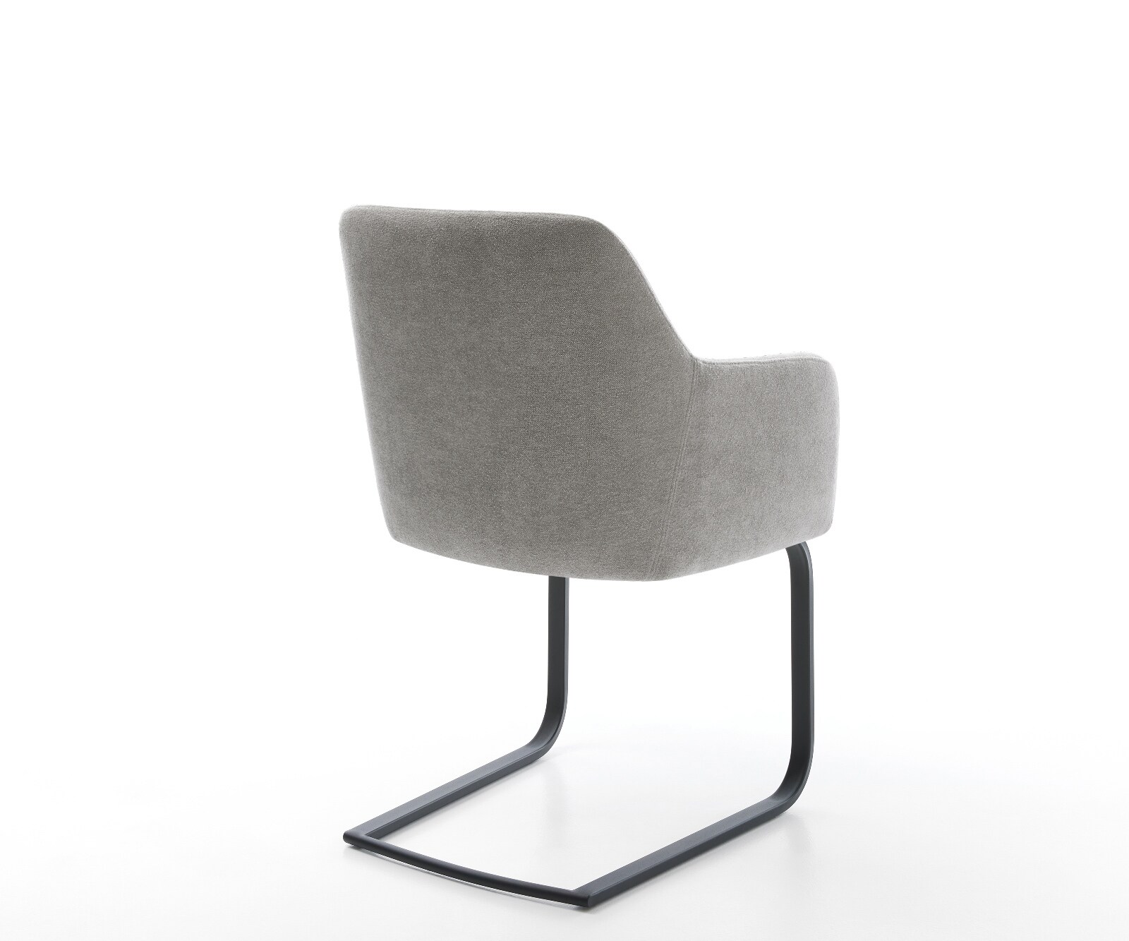 Sledemodel Greg-Flex zachte stof met structuur grijs sledemodel vlak zwart pocketveer kern 5