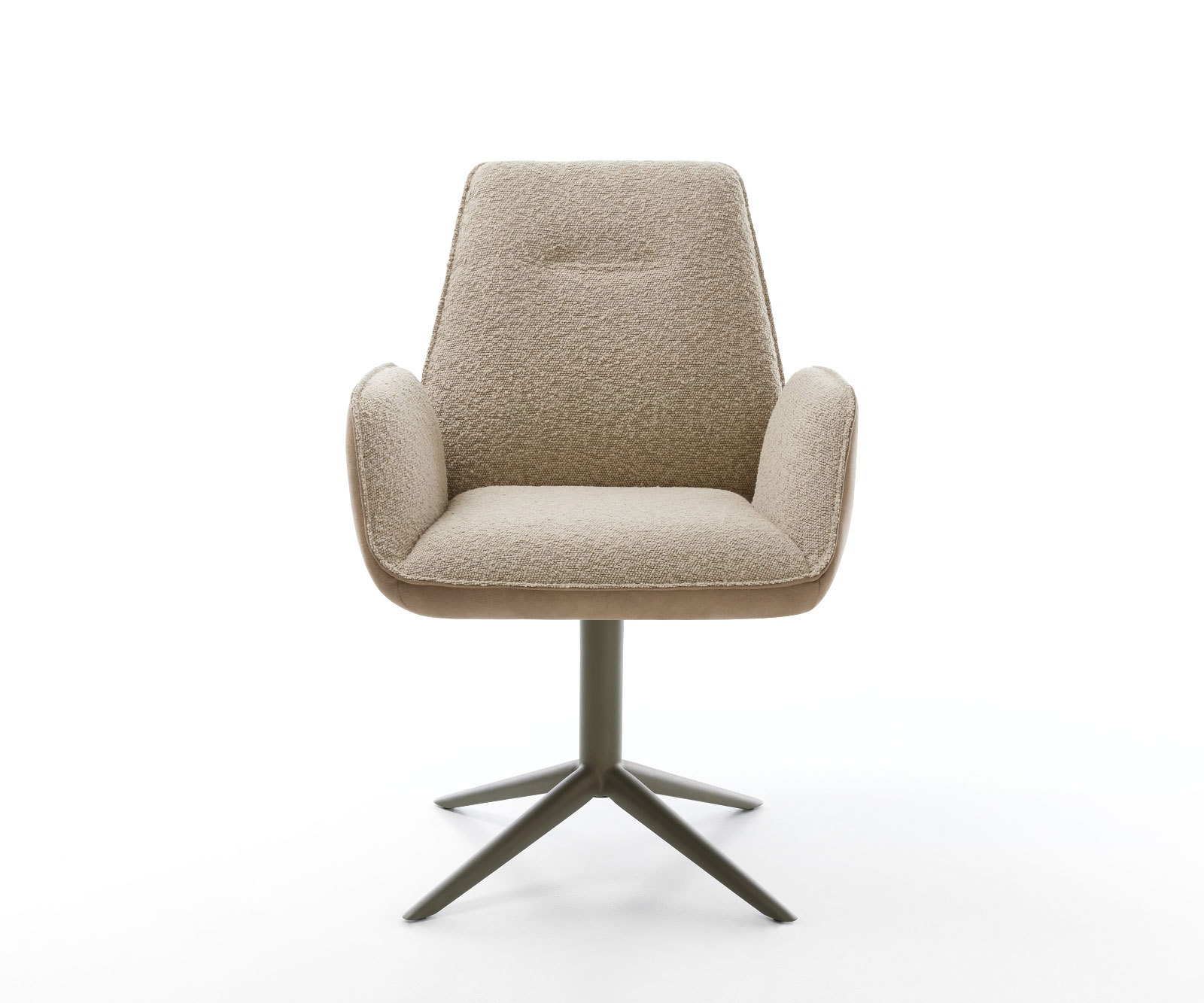 Draaistoel Zoa-Flex materiaalmix mud kruispoot afwerking met titanium 360° draaibaar rocker-functie pocketveer kern 1 Draaistoel Zoa-Flex materiaalmix mud kruispoot afwerking met titanium 360° draaibaar rocker-functie pocketveer kern 1