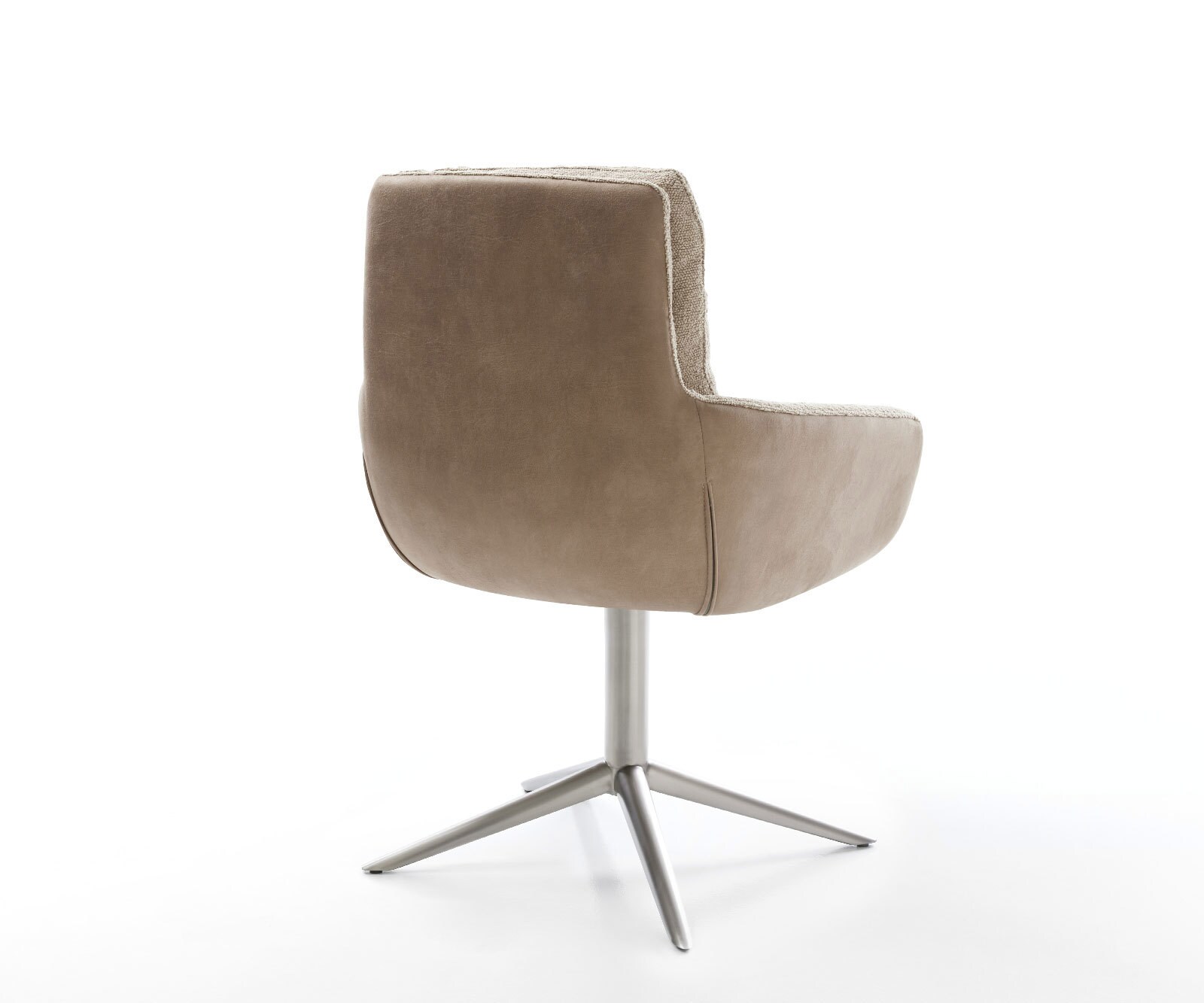 Draaistoel Abelia-Flex met armleuning materiaalmix mud kruispoot roestvrij staal 360° draaibaar rocker-functie 4 Draaistoel Abelia-Flex met armleuning materiaalmix mud kruispoot roestvrij staal 360° draaibaar rocker-functie 4