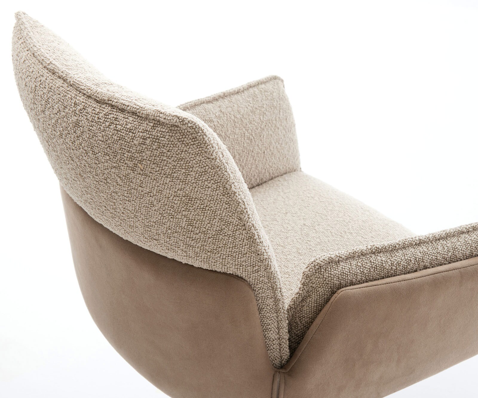 Draaistoel Nela-Flex microvelours mud kruisframe breed grafiet 360° draaibaar rocker-functie 3 Draaistoel Nela-Flex microvelours mud kruisframe breed grafiet 360° draaibaar rocker-functie 3