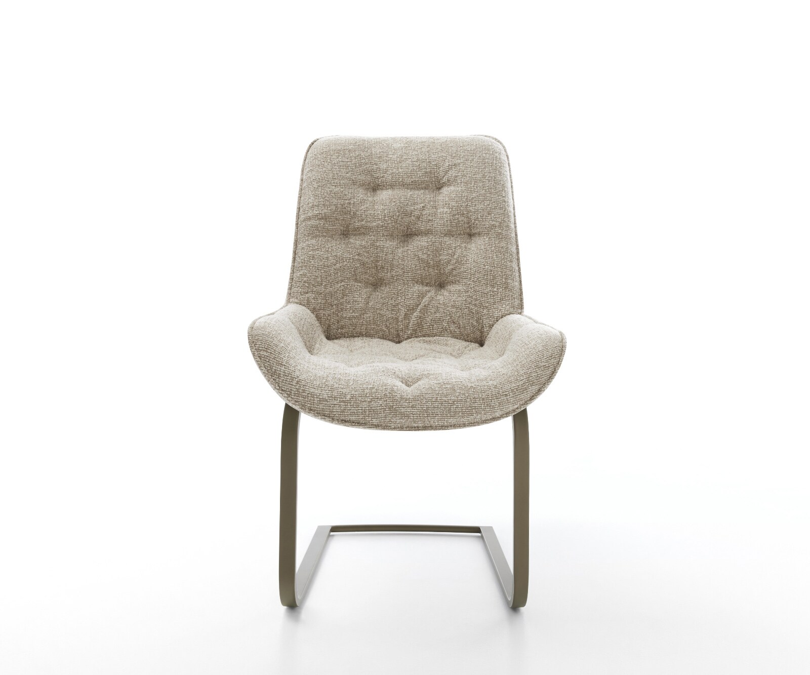 Sledemodel Taimi-Flex geweven stof beige sledemodel vlak afwerking met titanium 2