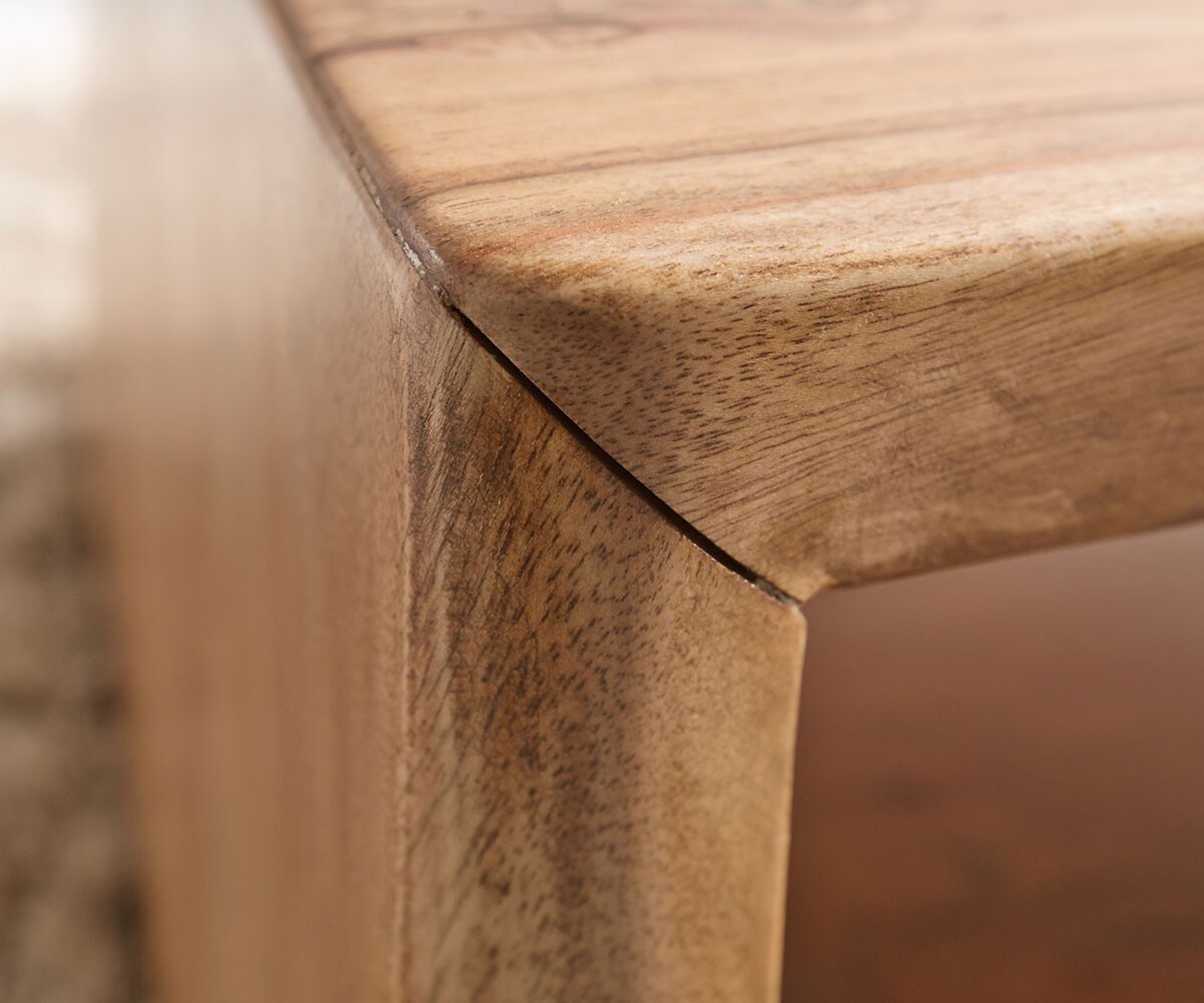 Salontafel Live-edge 130x60 cm acacia natuur boomrand 4
