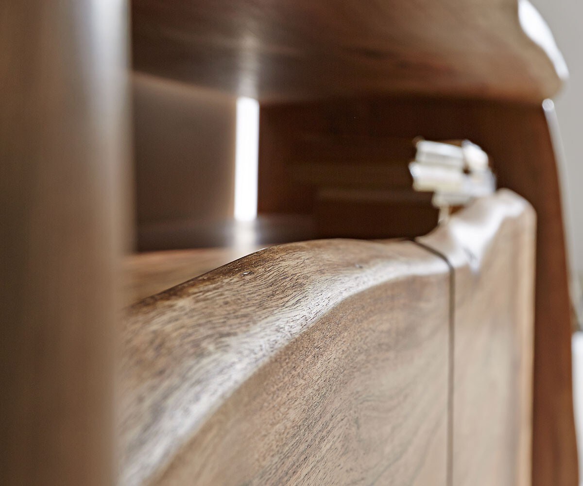 Dressoir Live-Edge acacia natuur 145 cm 3 deuren 4
