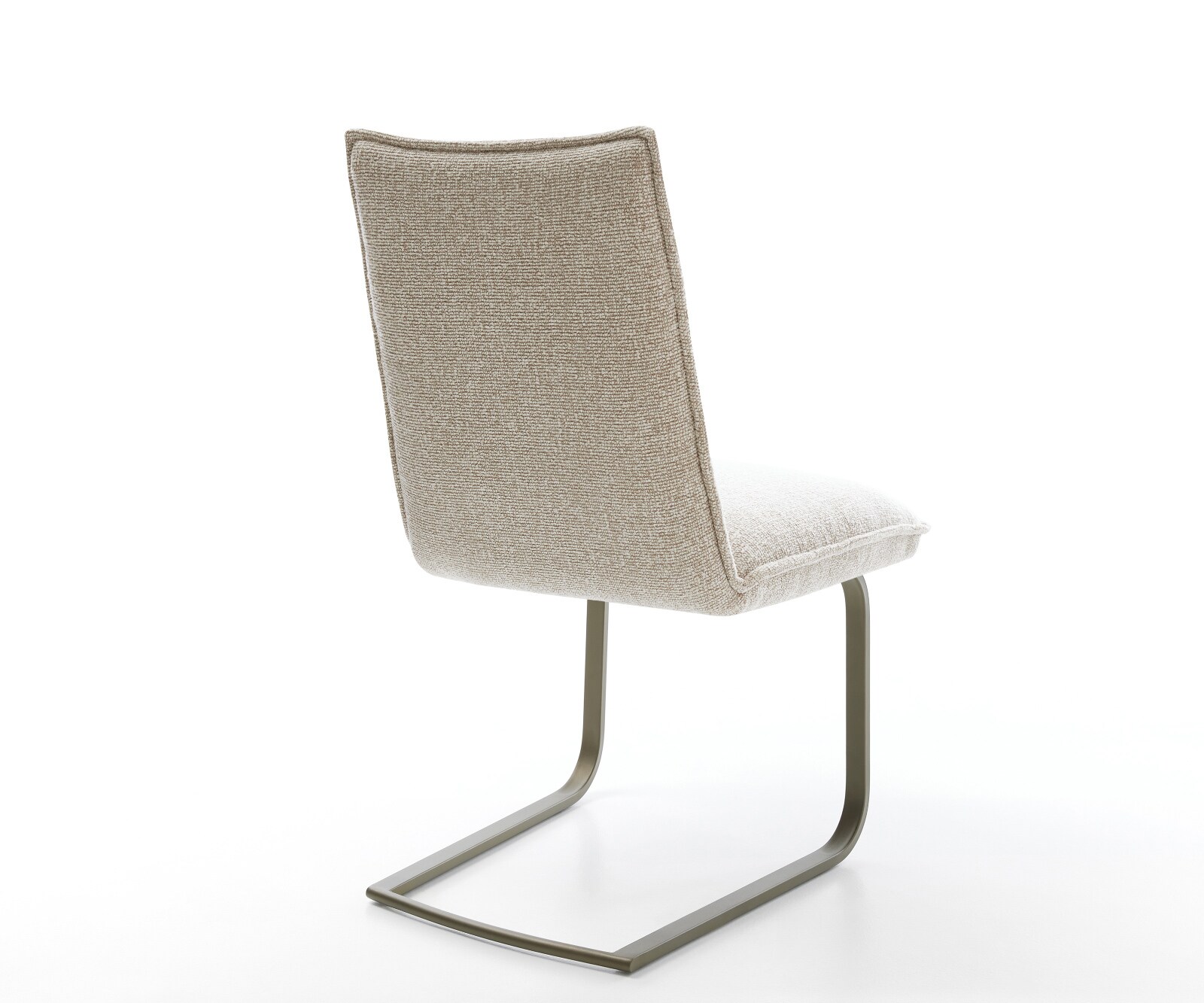 Sledemodel Lelio-Flex geweven stof beige sledemodel vlak afwerking met titanium pocketveer kern 4