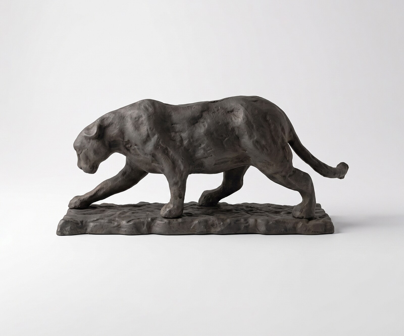 Beeldje Panthera B9 x D33 x H14 cm Aluminium Basalt Gegoten