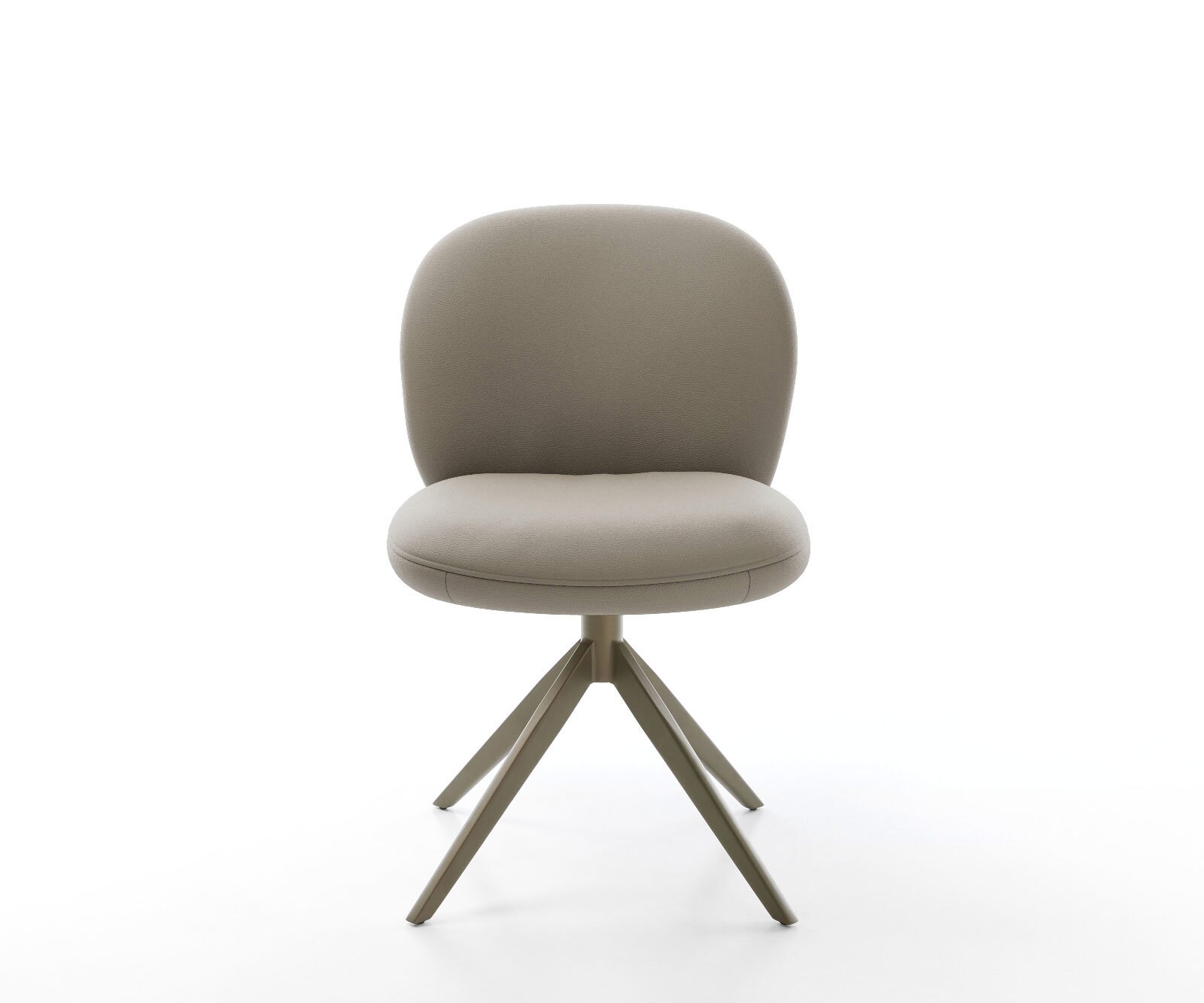 Draaistoel Nube-Flex echt leer mud kruisframe breed afwerking met titanium 360° draaibaar rocker-functie pocketveer kern 1