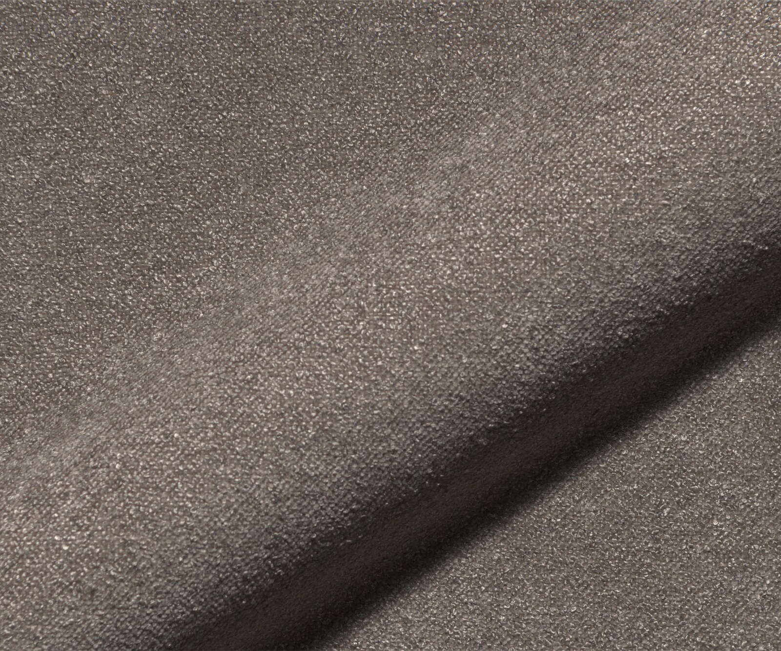 Eetkamerbank Taya-Flex 285x190 cm zachte stof met structuur taupe gekant sledeframe roestvrij staal pocketvering rechts 3