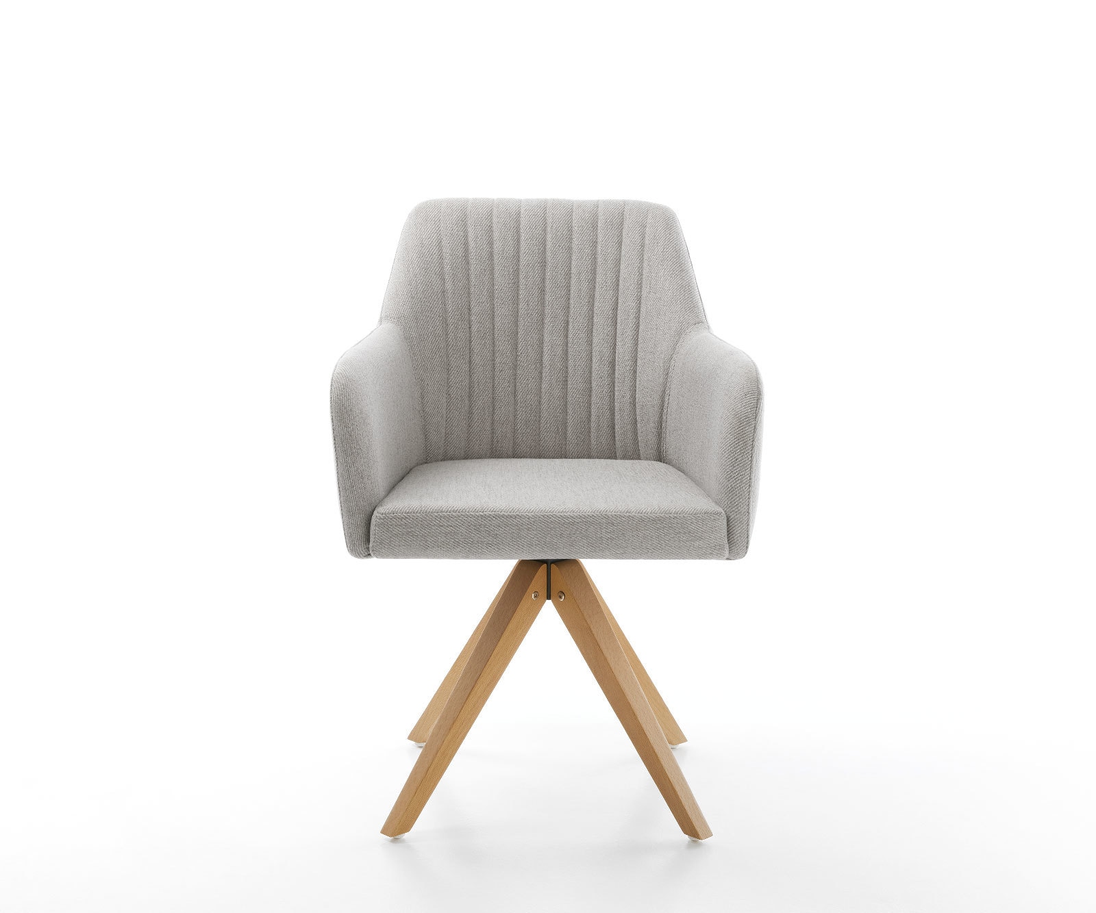 Eetkamerstoel Greg-Flex stripes lichtgrijs houten frame hoekig natuur pocketveer kern 1 Eetkamerstoel Greg-Flex stripes lichtgrijs houten frame hoekig natuur pocketveer kern 1