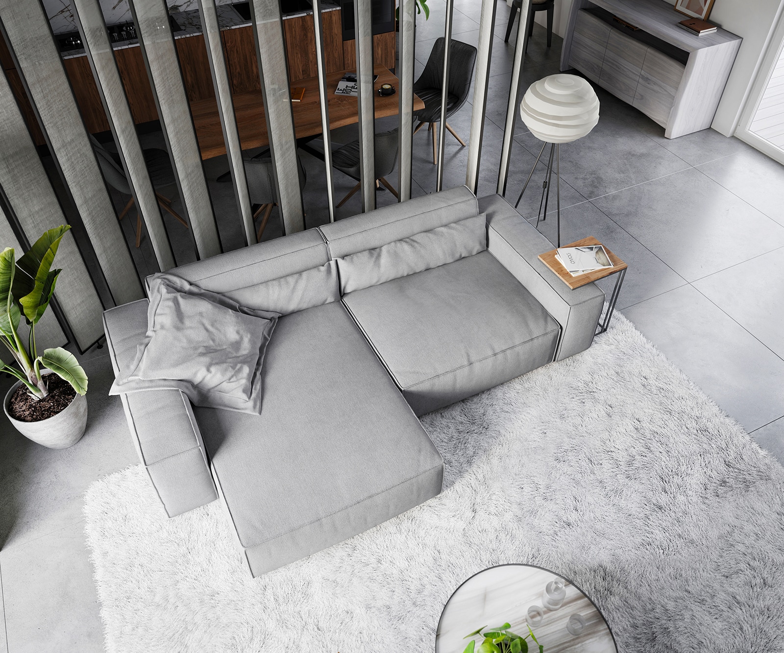 Hoekbank Sirpio XL 270x170 cm microvezel grijs recamiere variabele 3 Hoekbank Sirpio XL 270x170 cm microvezel grijs recamiere variabele 3
